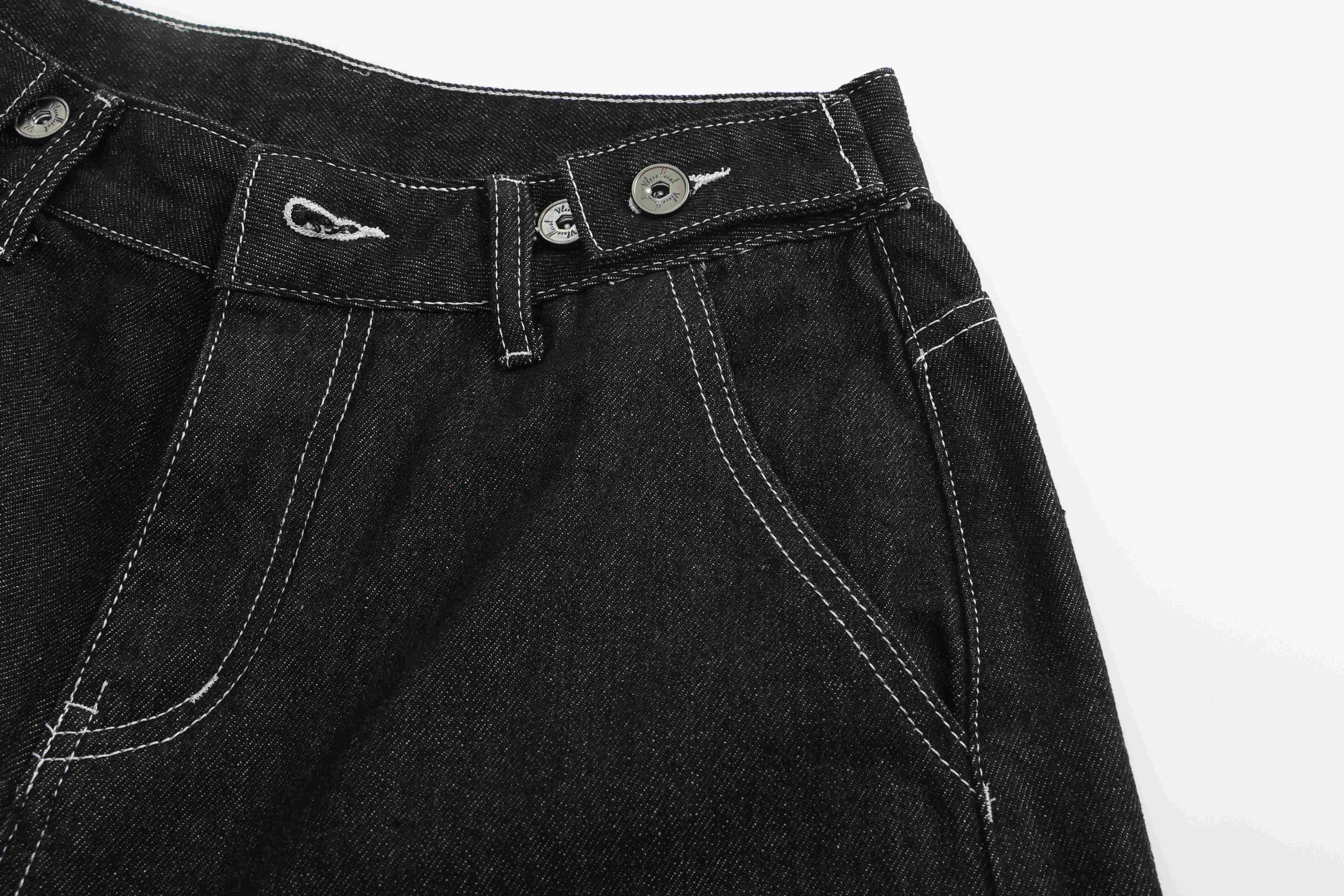 Omirad 404 Patchwork Denim Shorts
