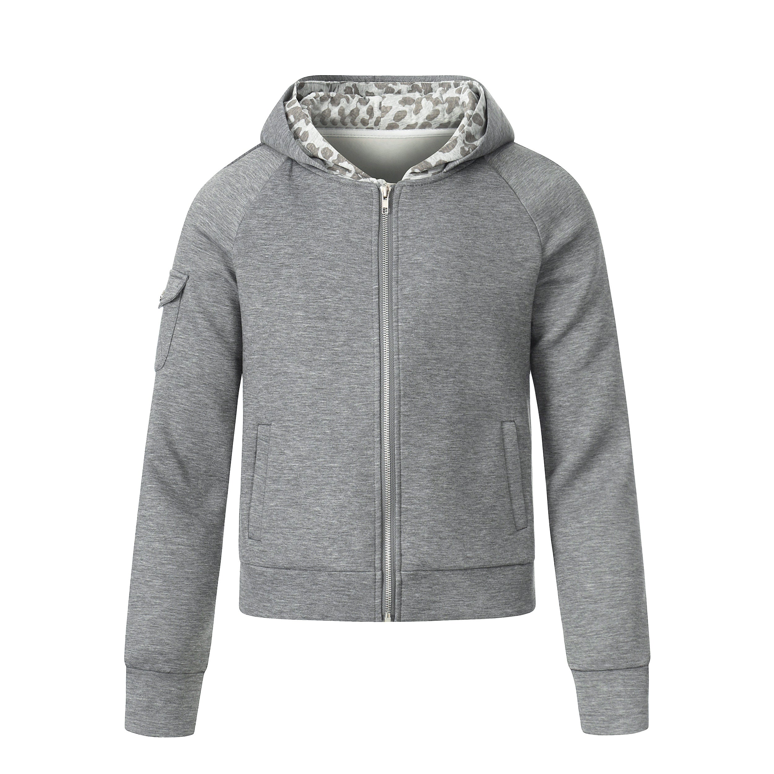 Omirad Layered Zip-Up Hoodie