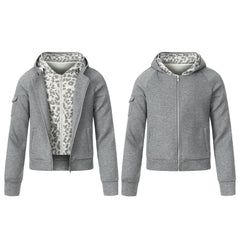 Omirad Layered Zip-Up Hoodie
