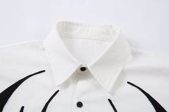 Omirad Tribal Flame Layered Shirt