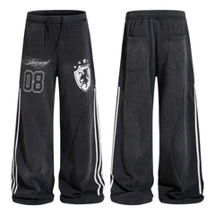 Omirad Wide-Leg Track Sweatpants