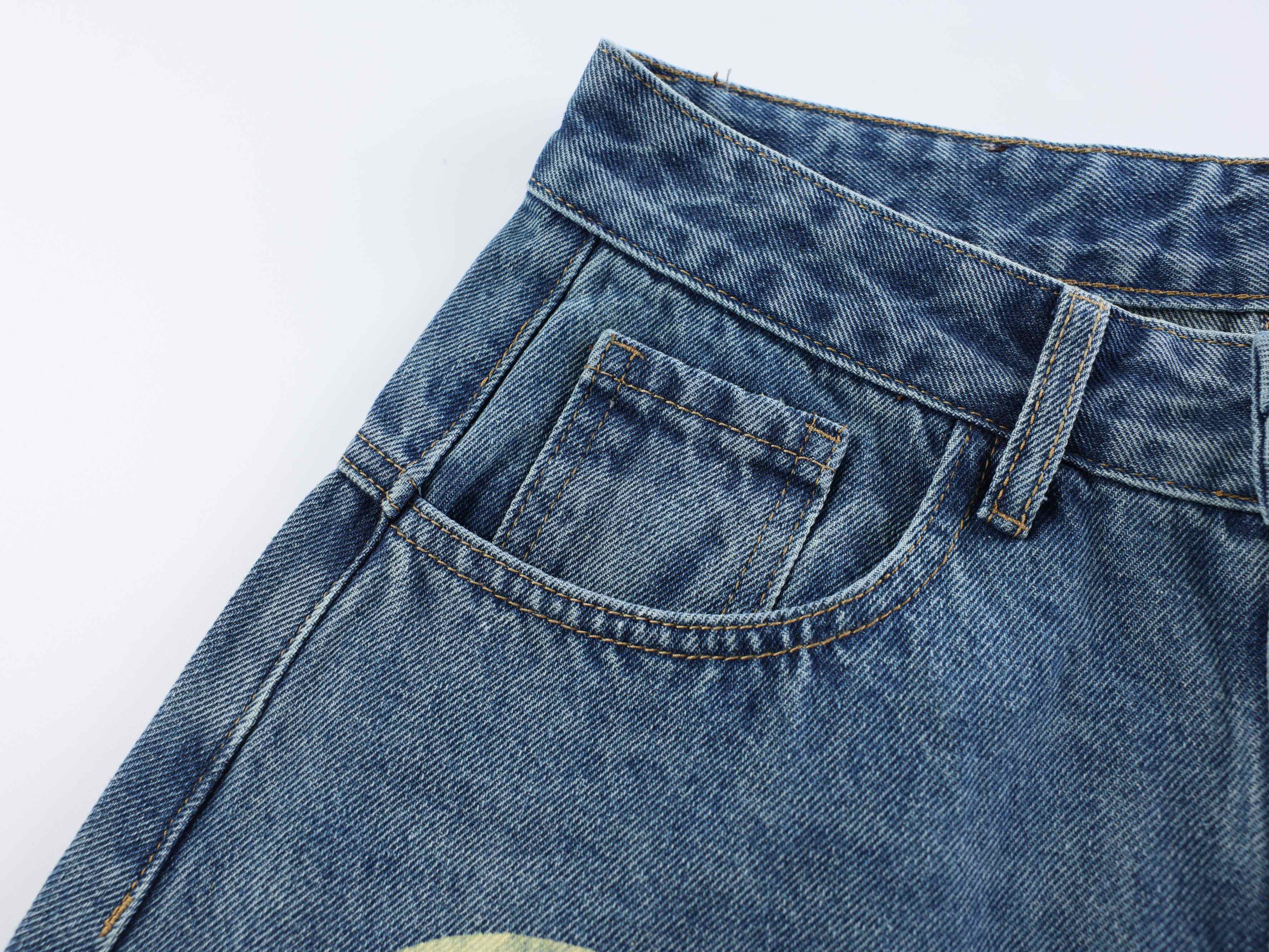 Omirad 1990 Graphic Wide-Leg Jeans