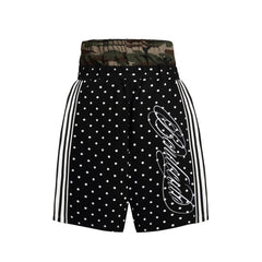 Omirad Polka Dot Camo Waist Shorts