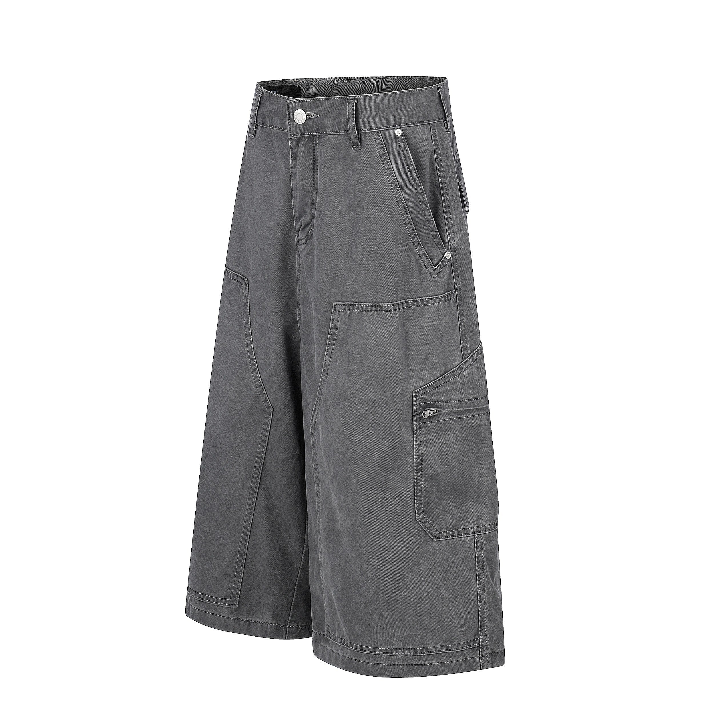 Omirad Vintage Utility Denim Shorts