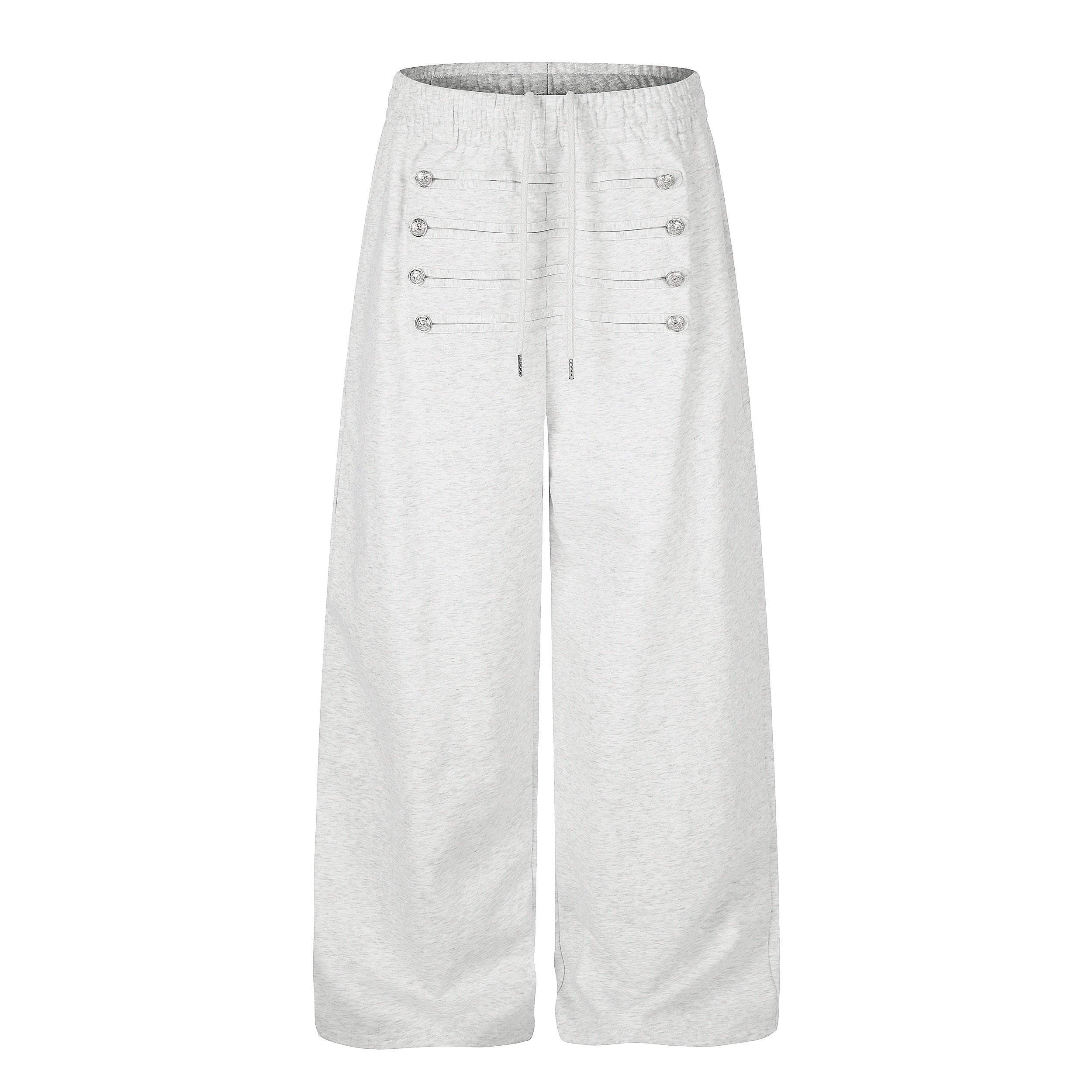 Omirad Military Button Wide Leg Sweatpants