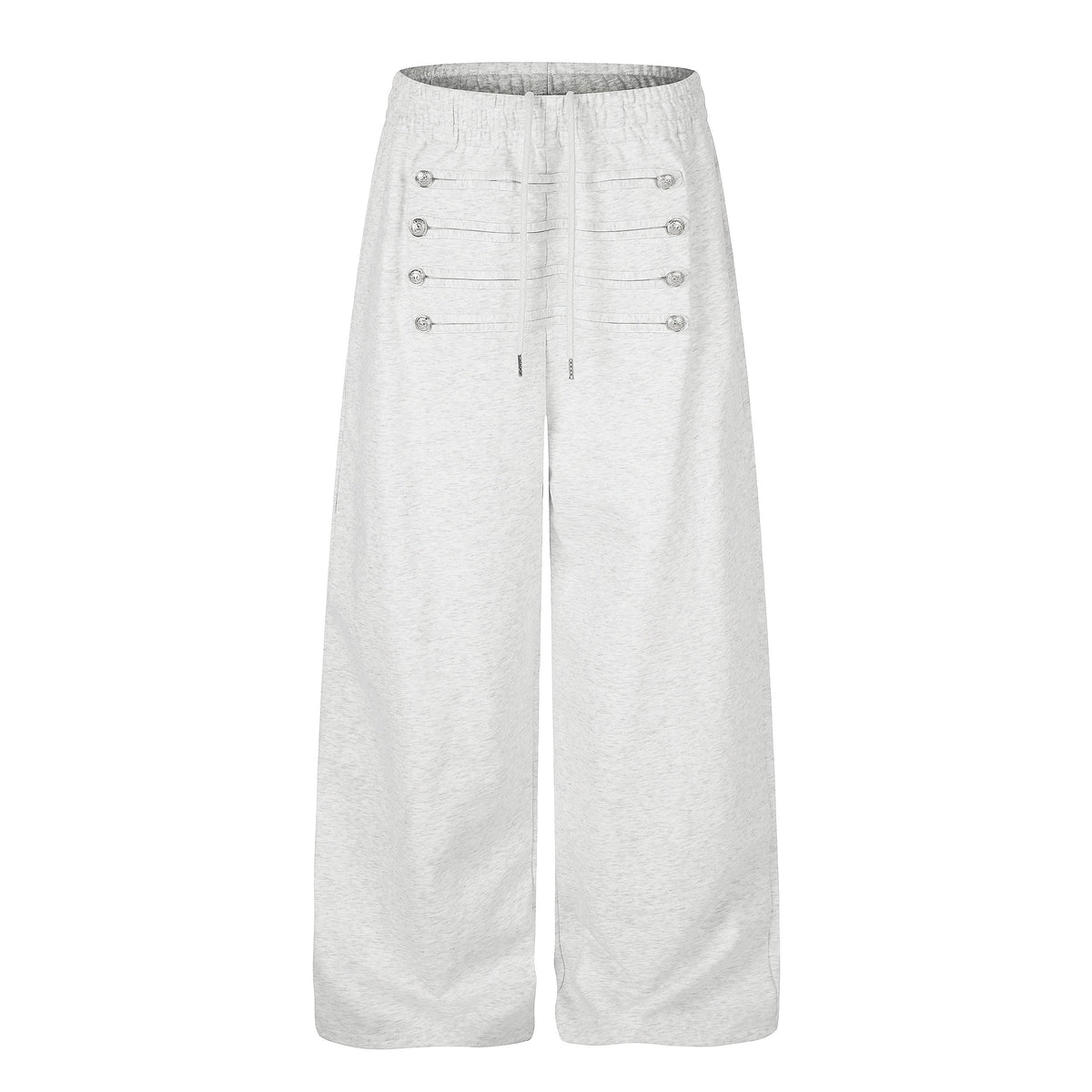 Omirad Military Button Wide Leg Sweatpants