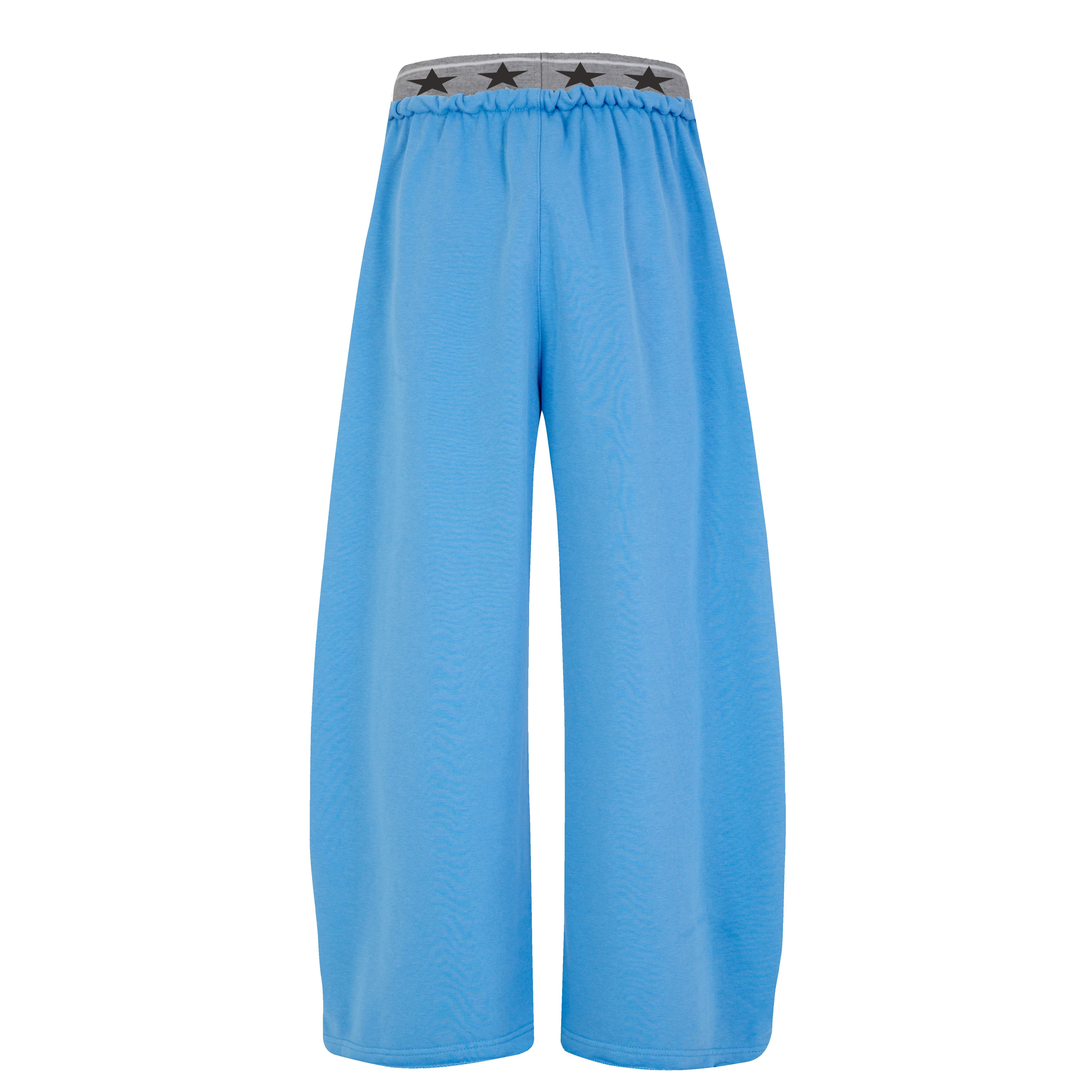 Omirad Star Patch Wide-Leg Sweatpants