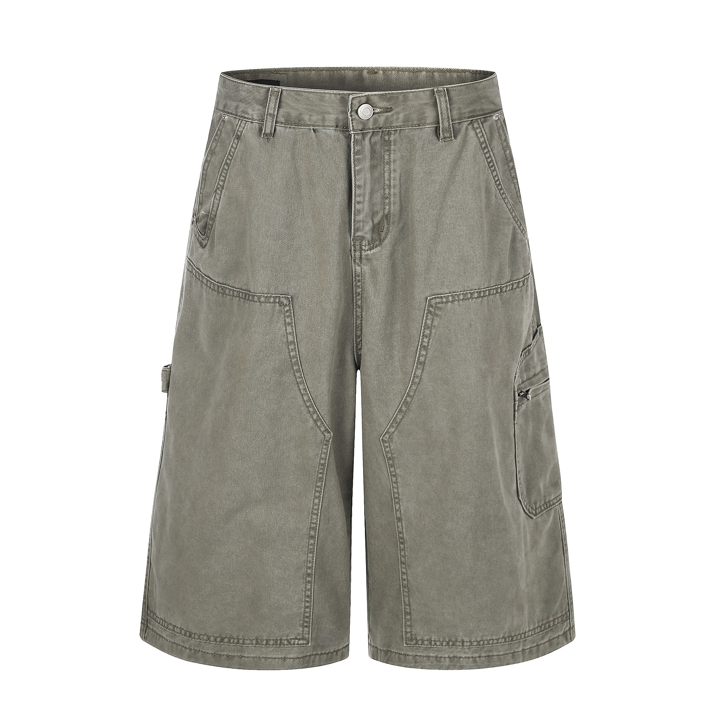Omirad Vintage Utility Denim Shorts