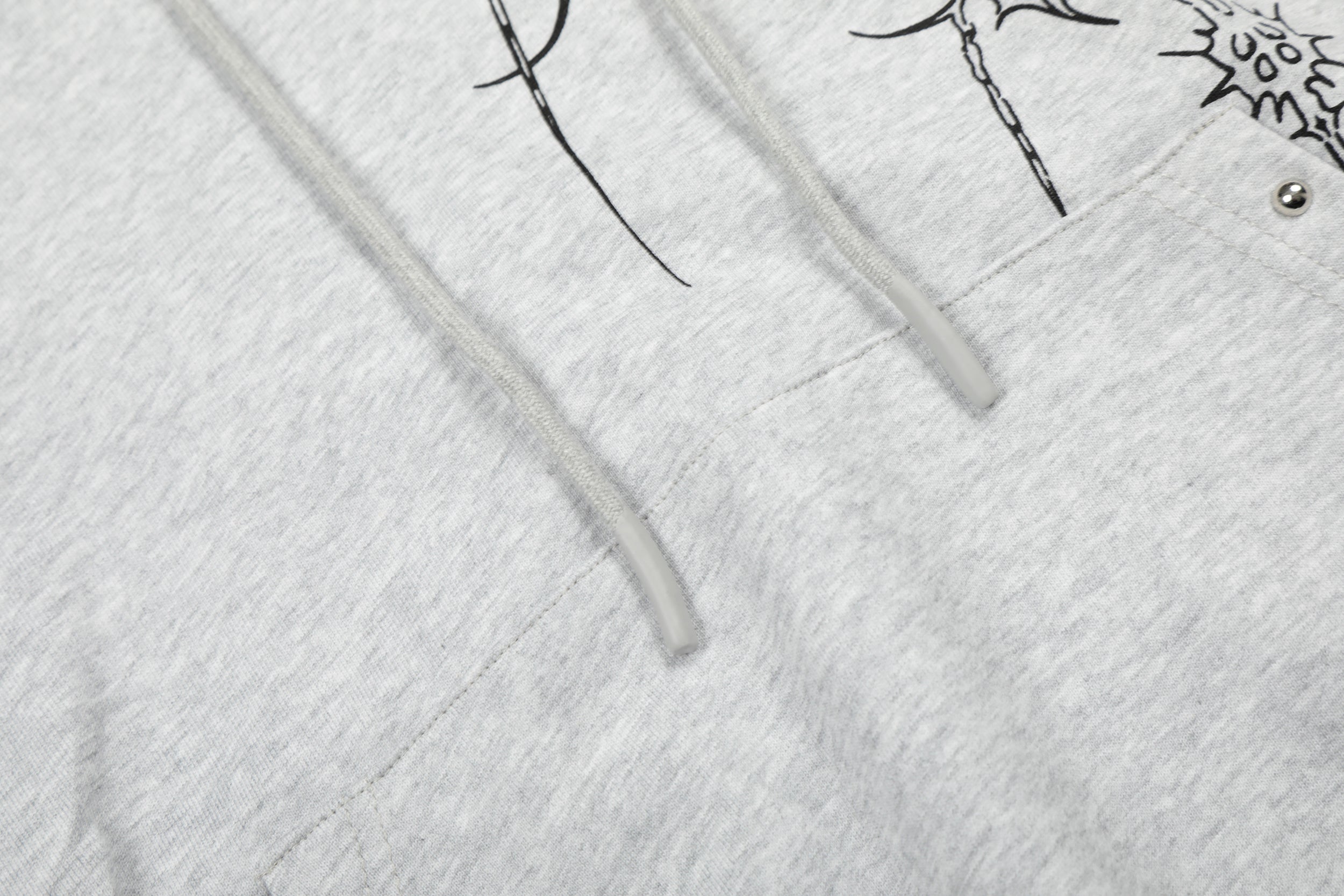 Omirad Gothic Cross Graphic Hoodie
