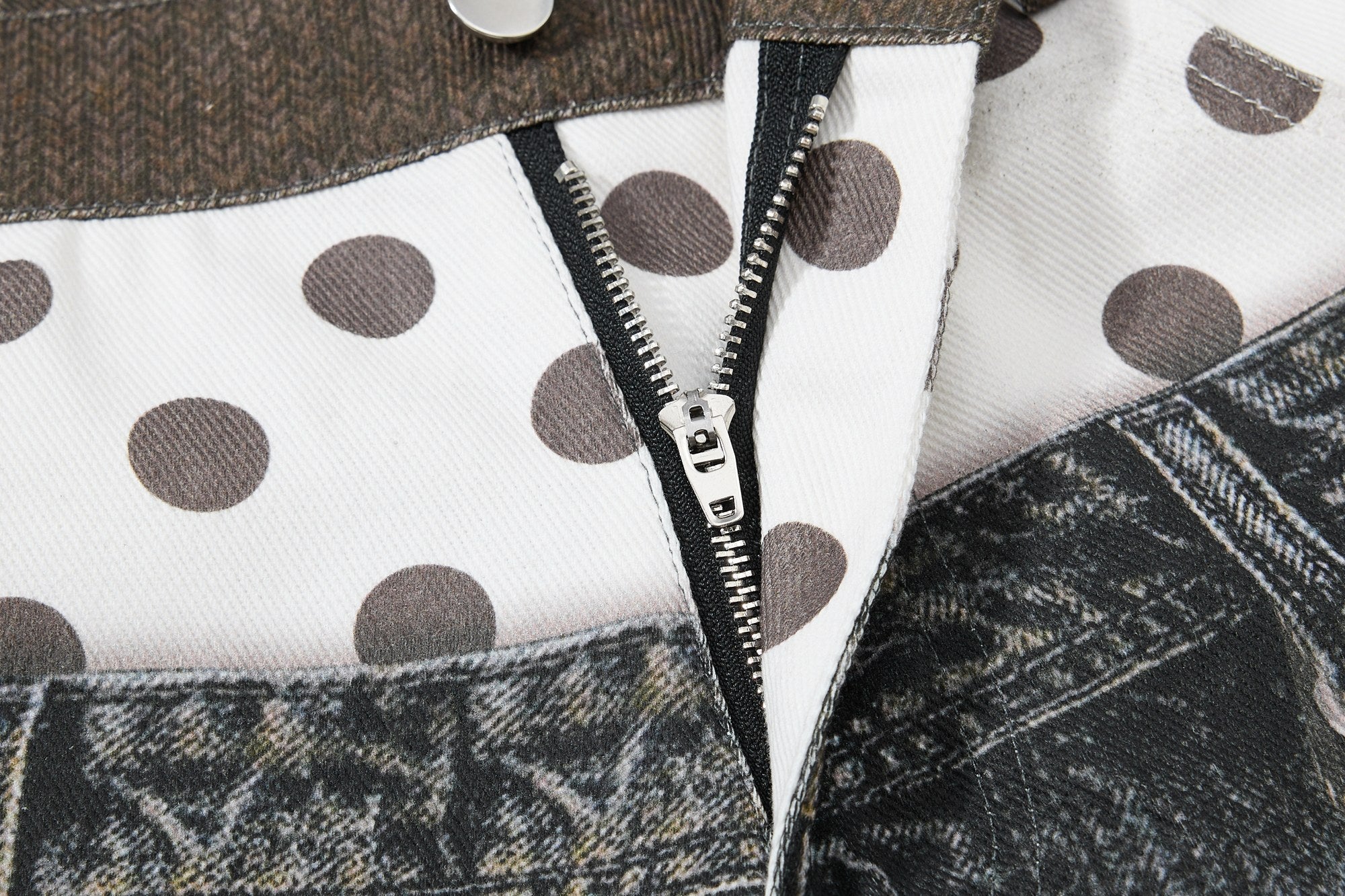 Omirad Layered Punk Denim Jorts