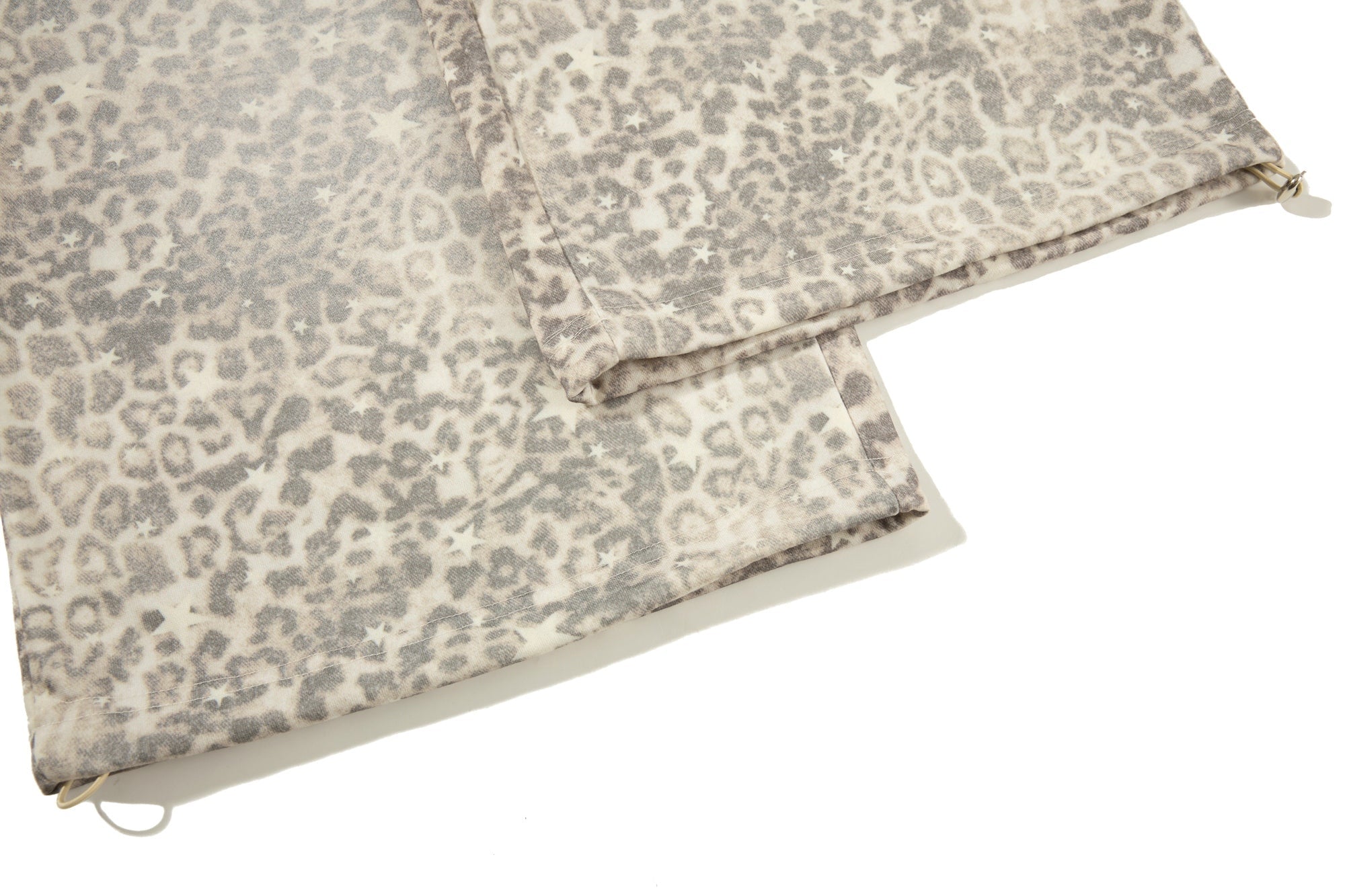 Omirad Leopard Washed Wide-Leg Sweatpants