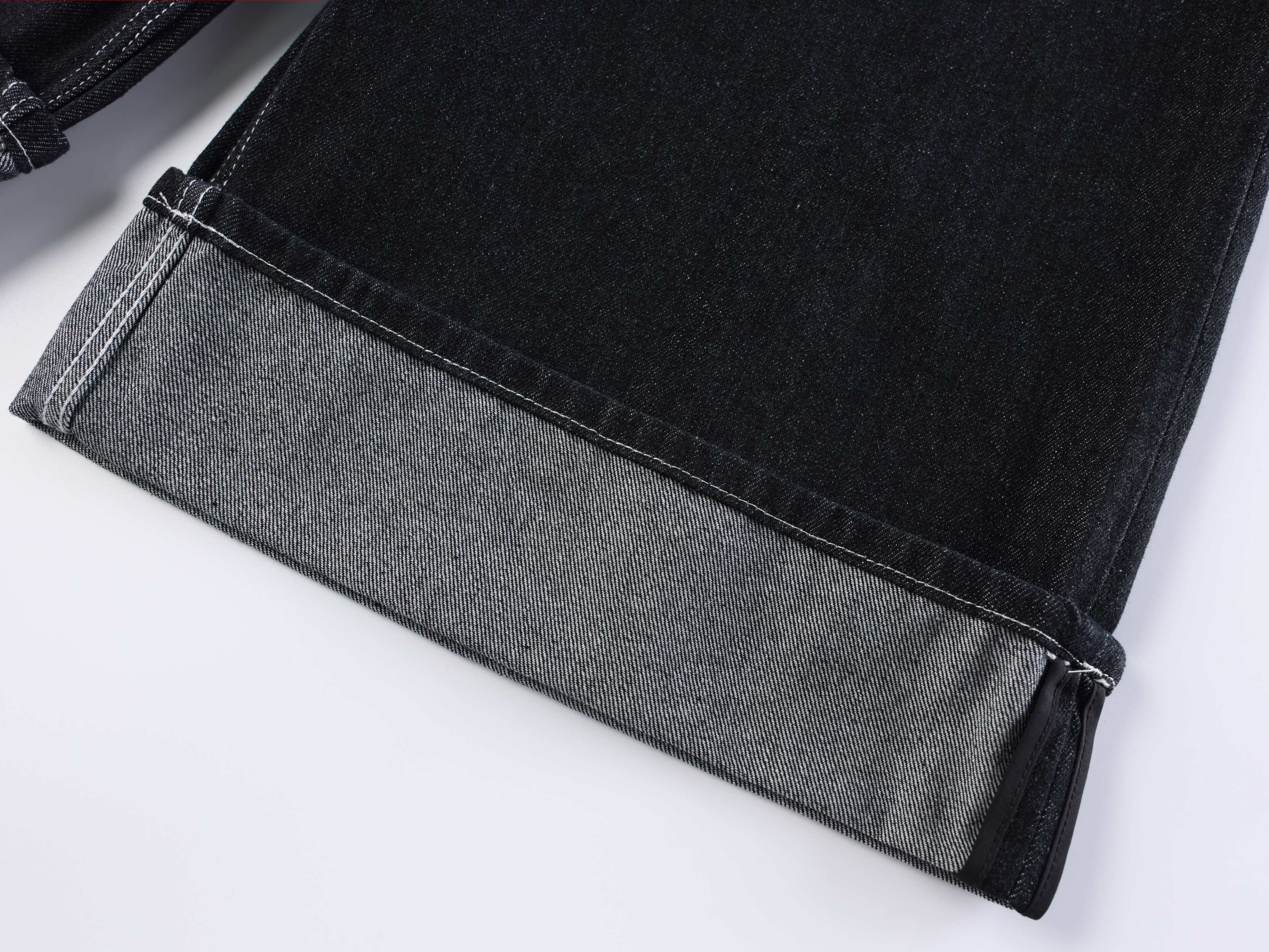 Omirad Wide-Leg Buckle Denim Shorts