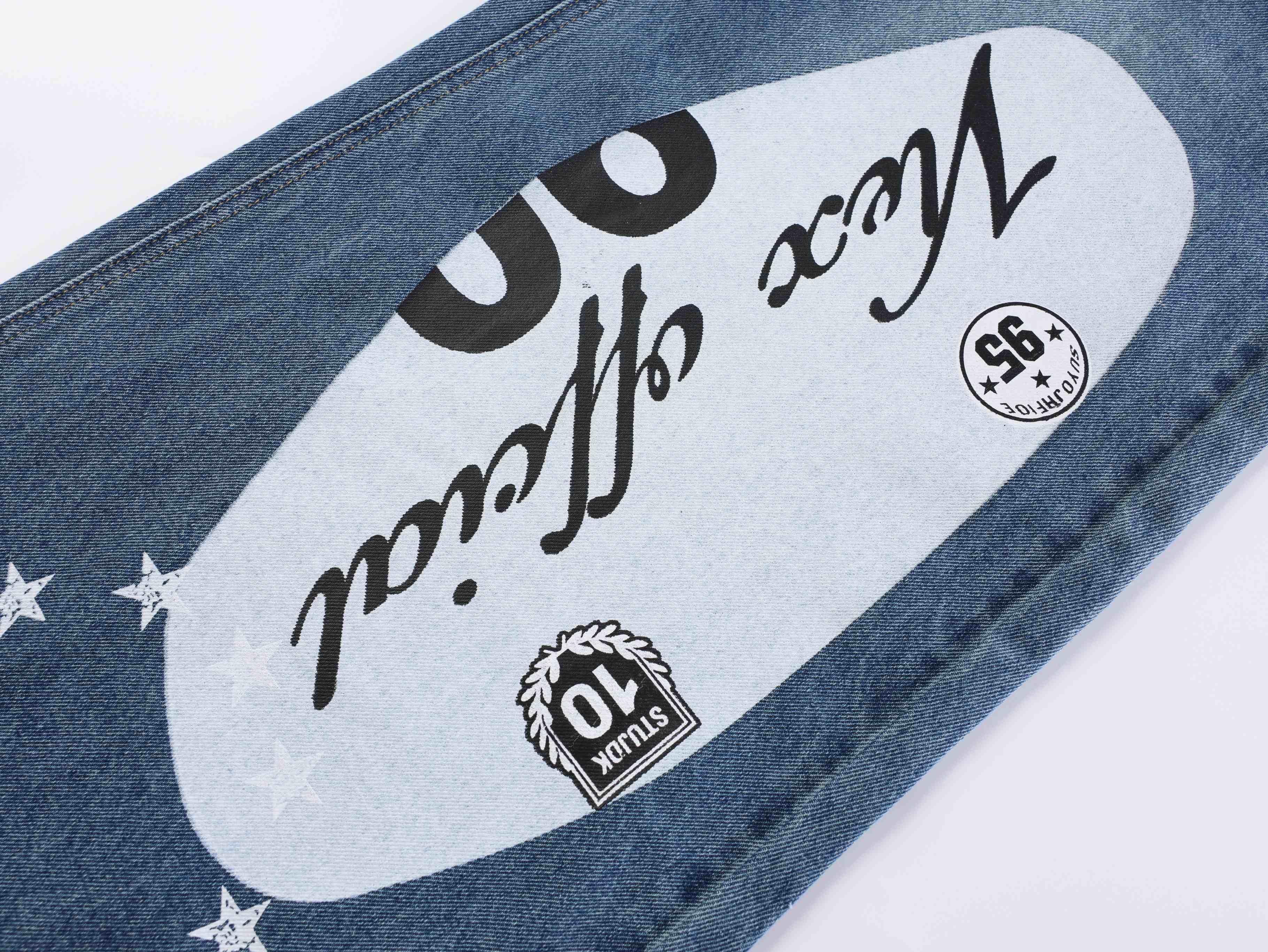 Omirad 1990 Graphic Wide-Leg Jeans