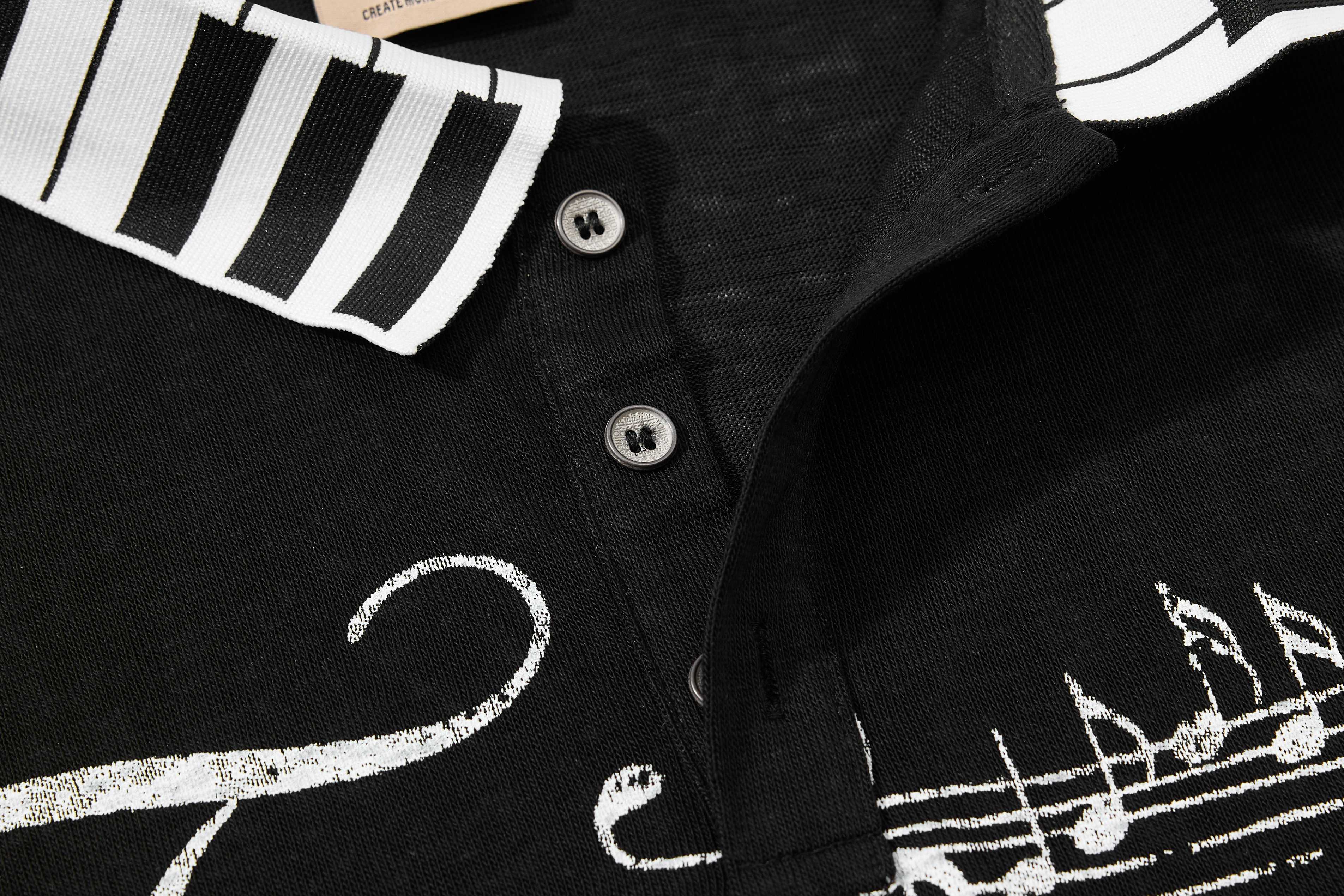 Omirad Music Script Polo Shirt