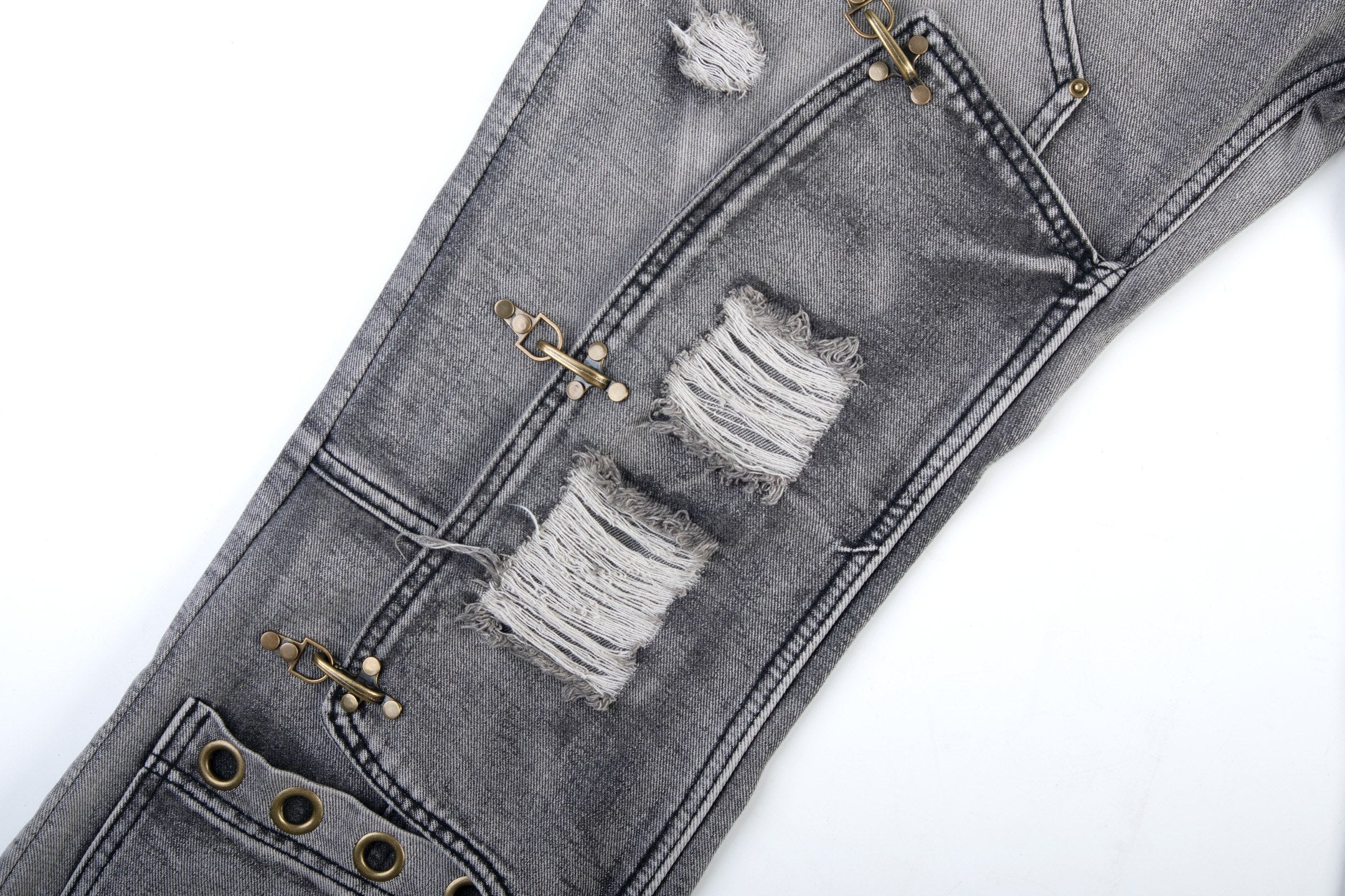 Omirad Distressed Flare Jeans
