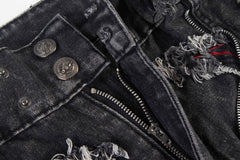Omirad Distressed Panel Baggy Jeans