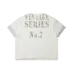 Omirad Layered Distressed Graphic Tee