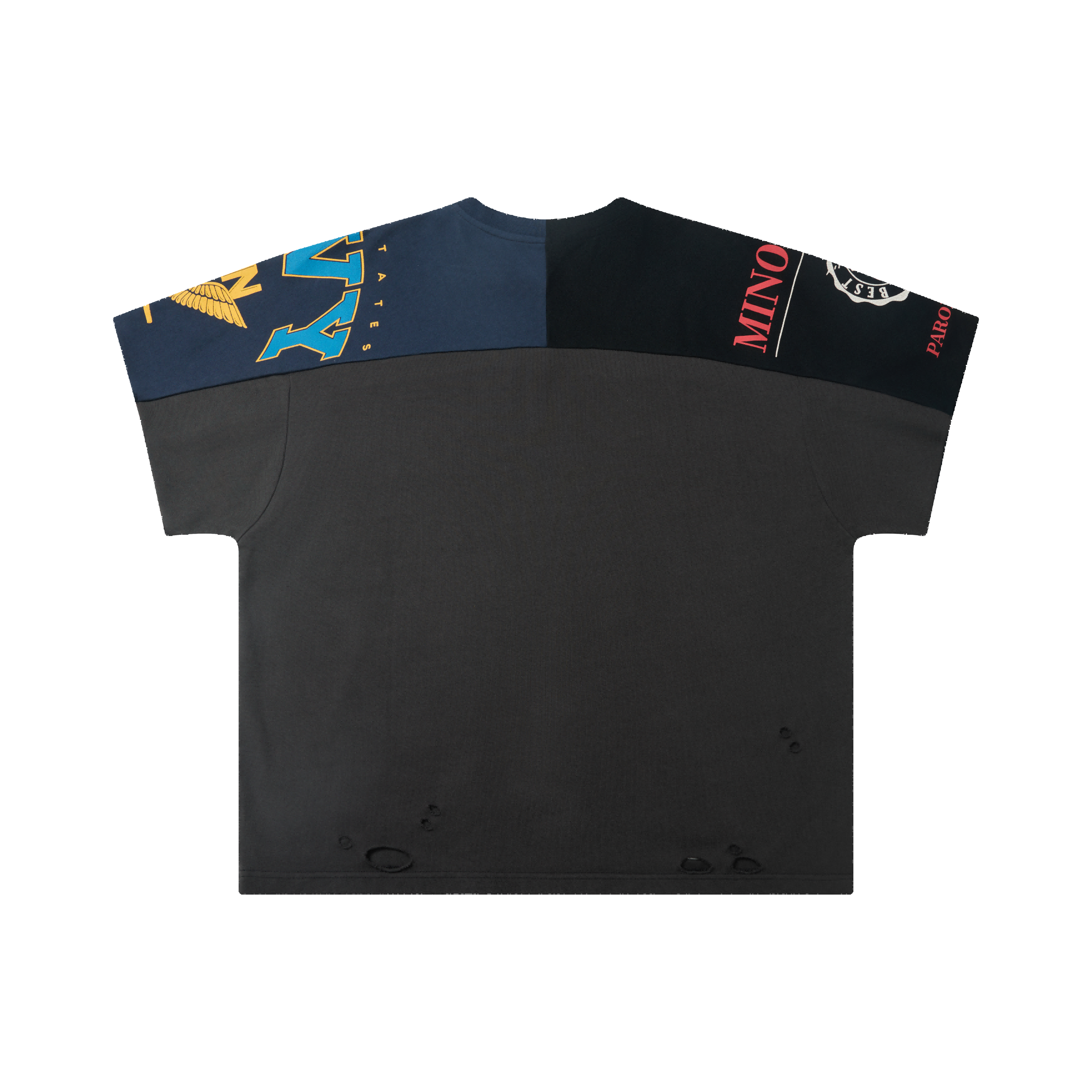 Omirad Distressed Panel Graphic Tee