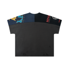 Omirad Distressed Panel Graphic Tee