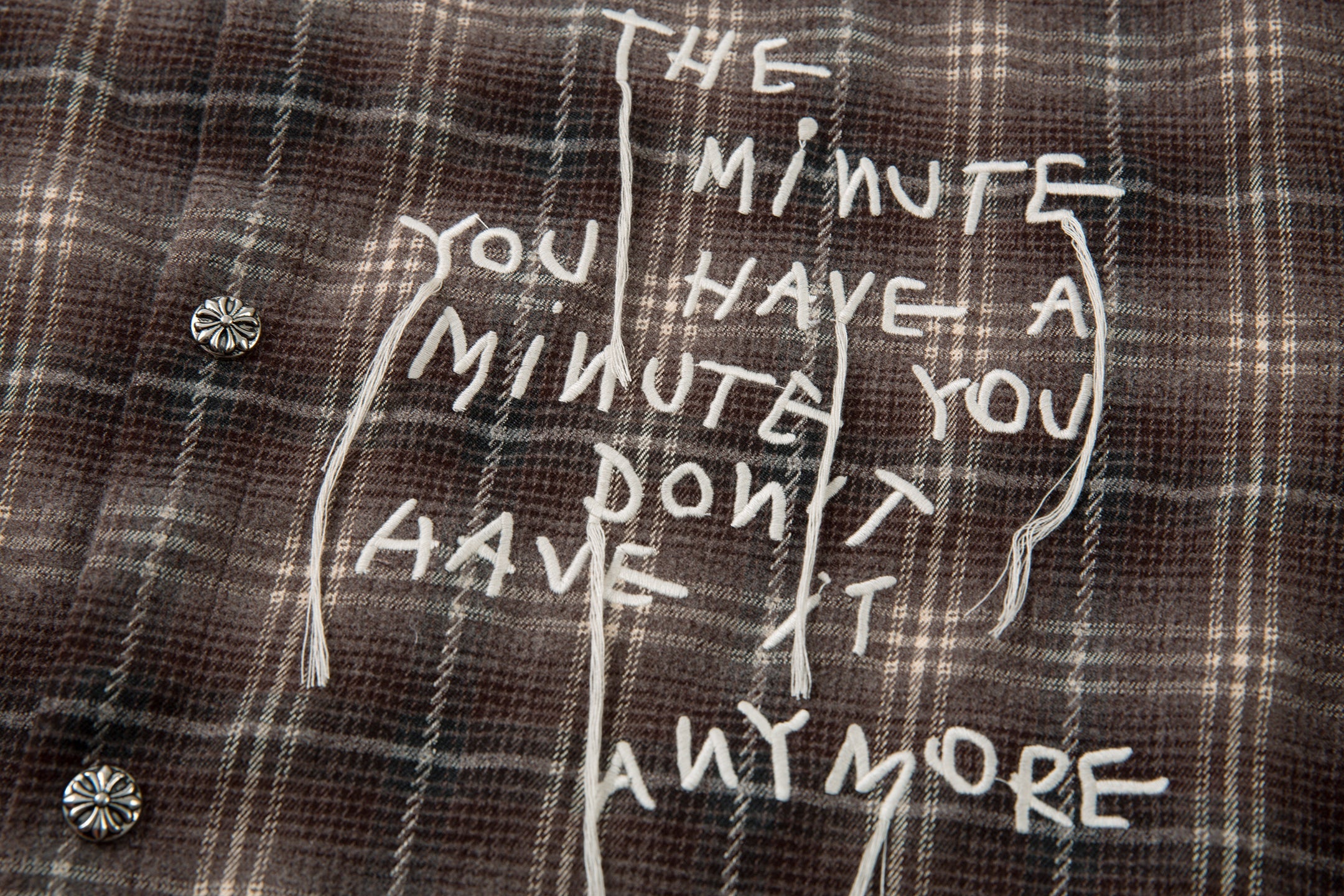 Omirad Layered Plaid Fringe Shirt