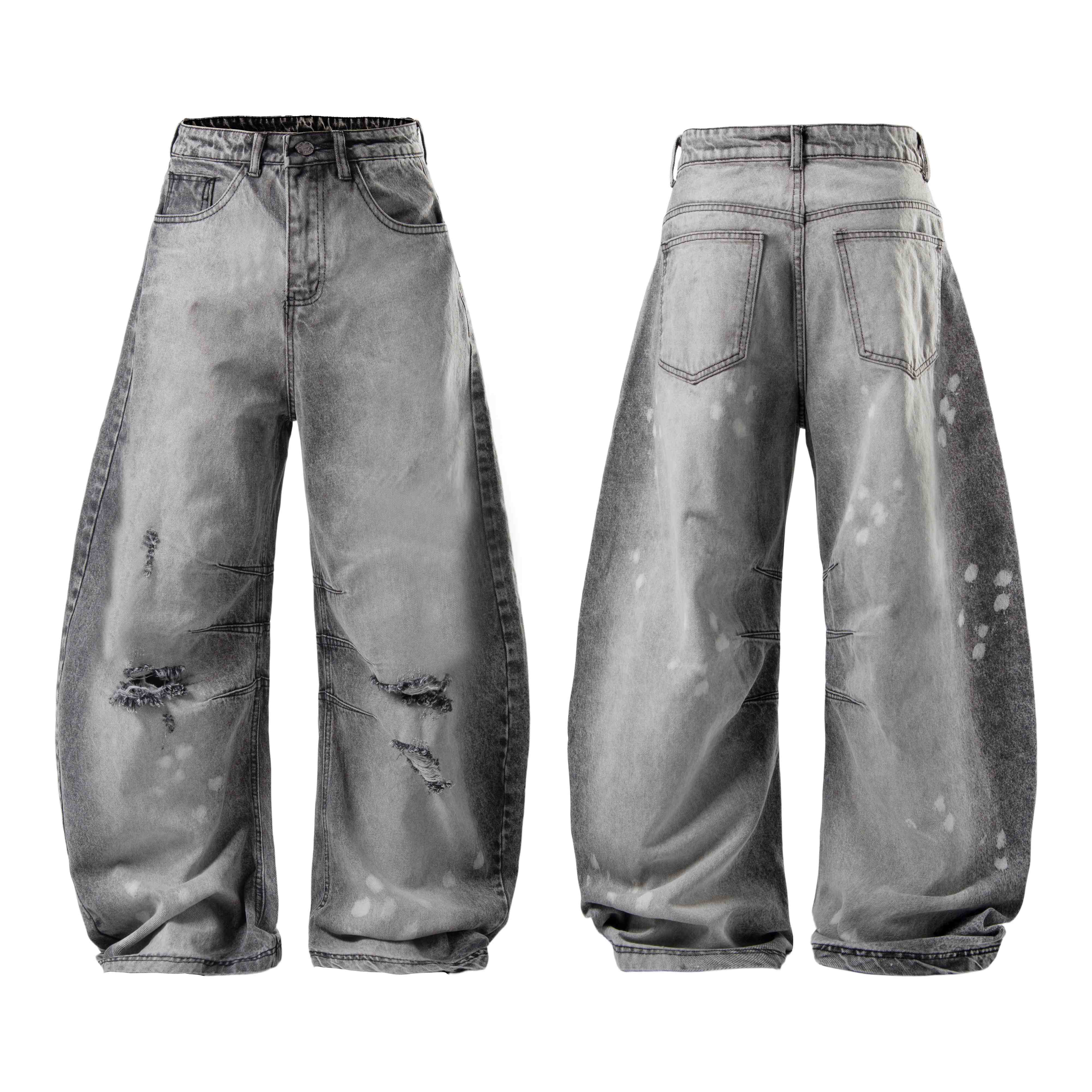 Omirad Washed Baggy Jeans