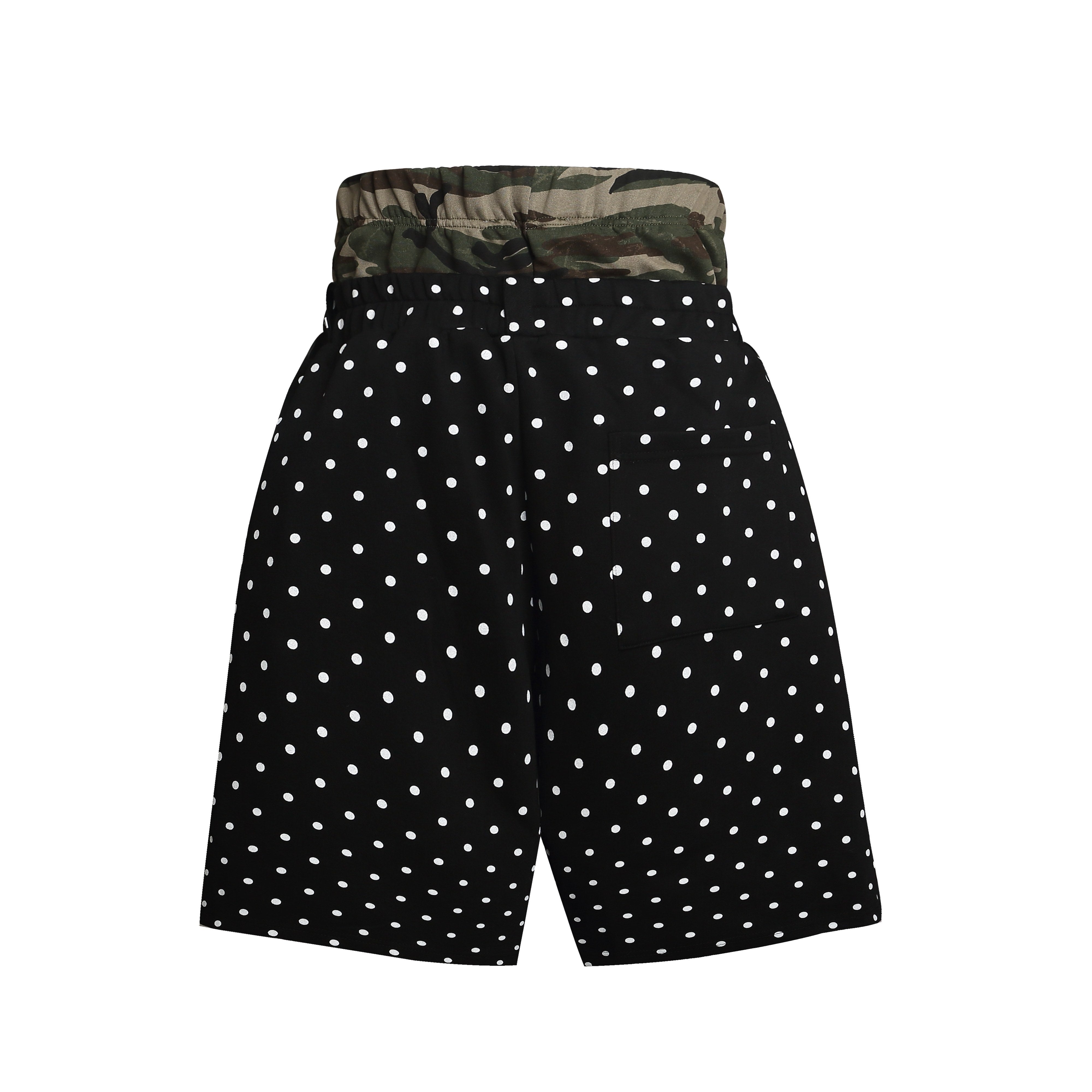 Omirad Polka Dot Camo Waist Shorts