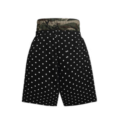 Omirad Polka Dot Camo Waist Shorts