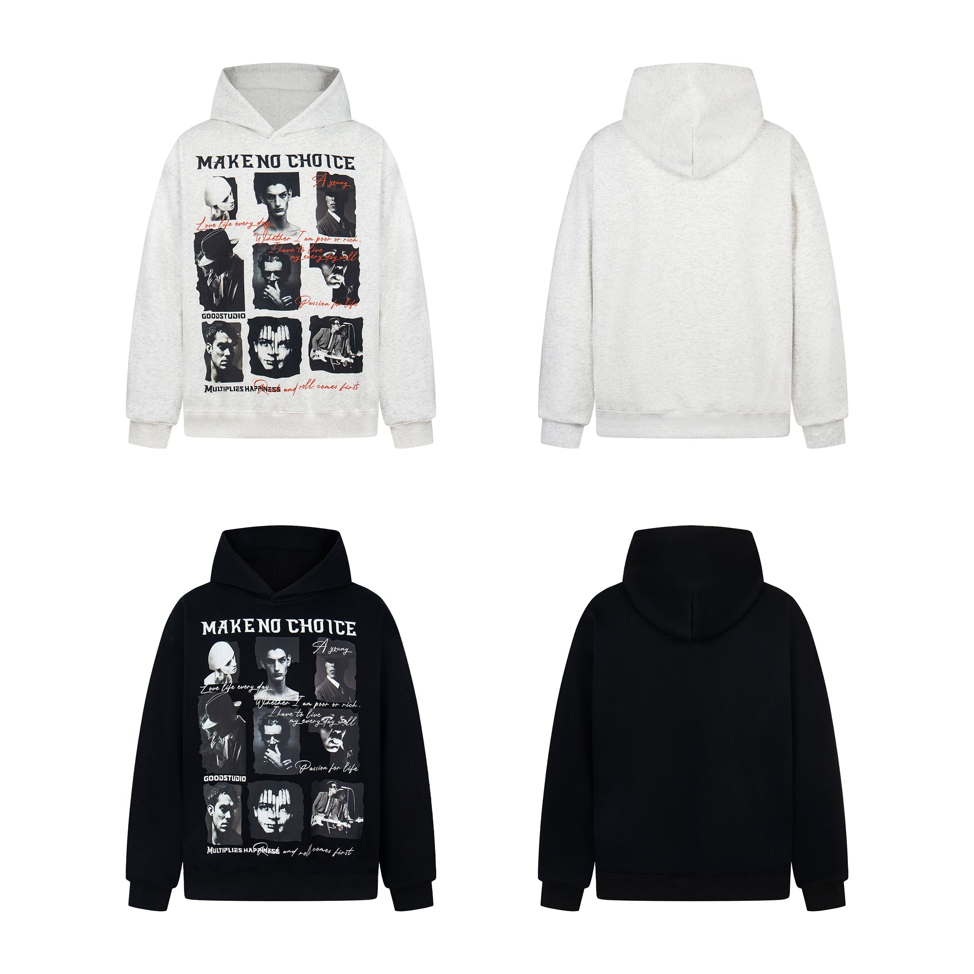 Omirad “Make No Choice” Graphic Hoodie