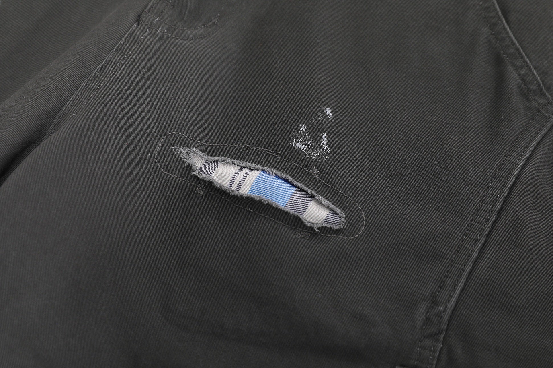 Omirad “Distressed Utility Cargo Shorts”
