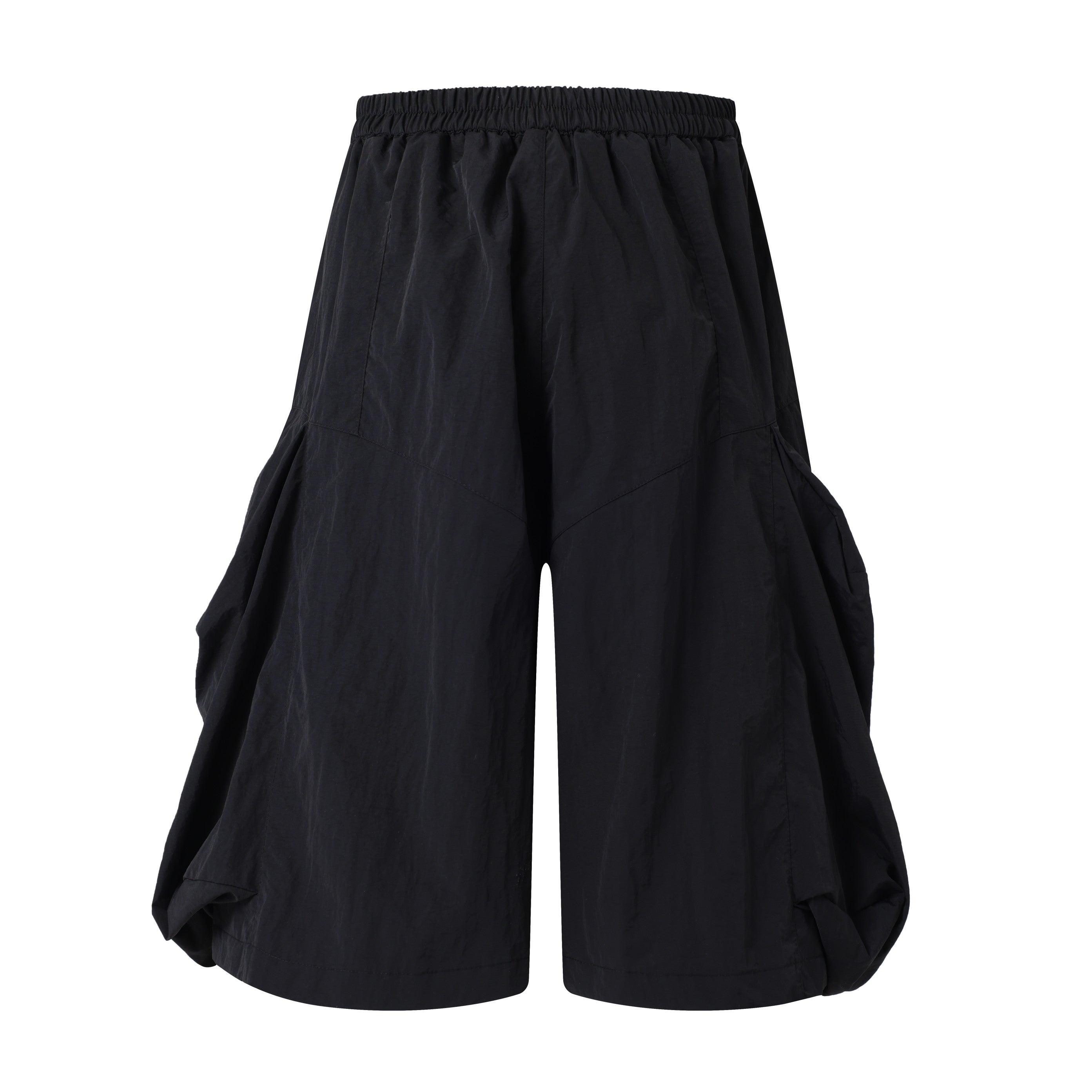 Omirad Draped Wide-Leg Shorts