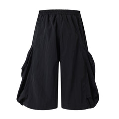 Omirad Draped Wide-Leg Shorts