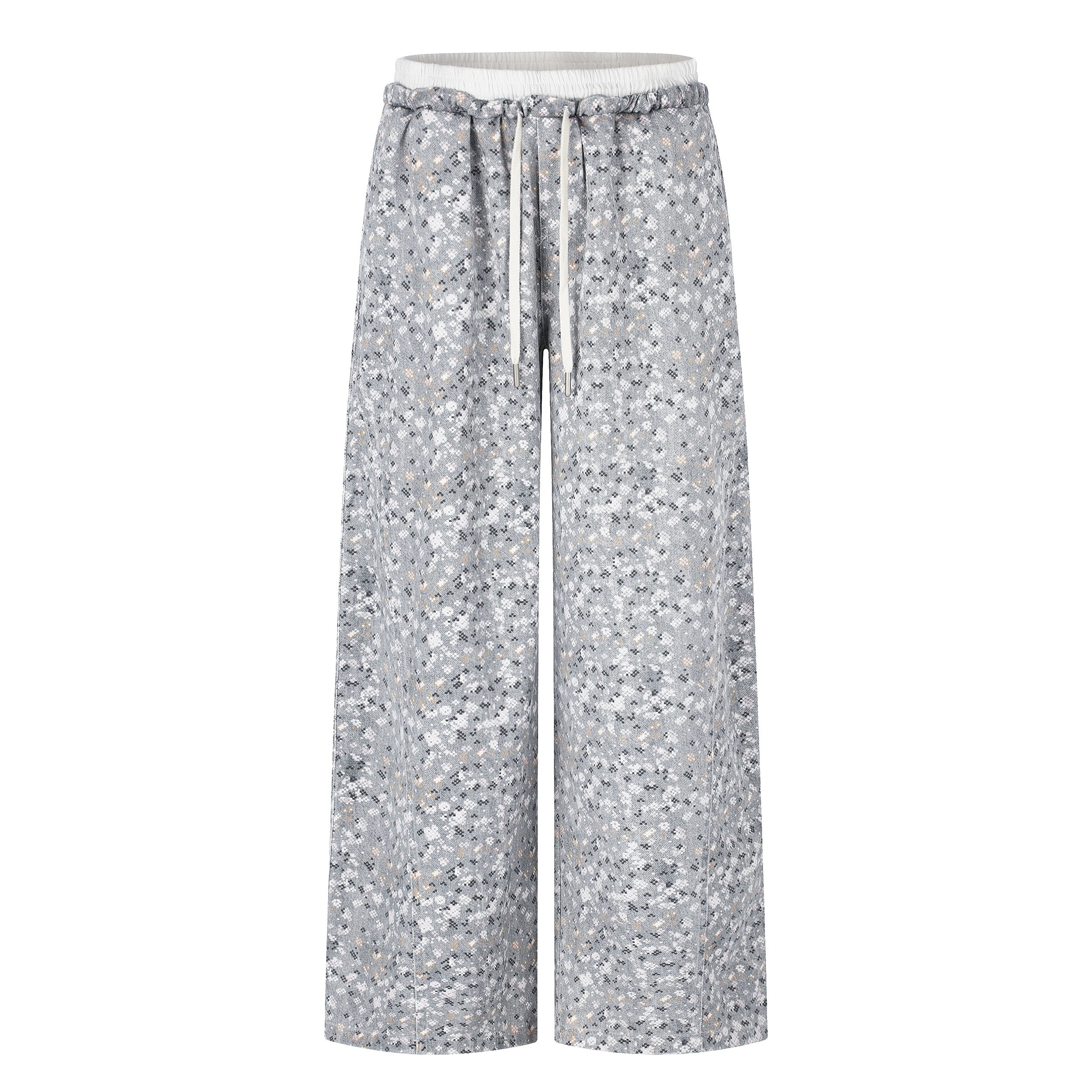 Omirad Pixel Camo Wide Leg Sweatpants