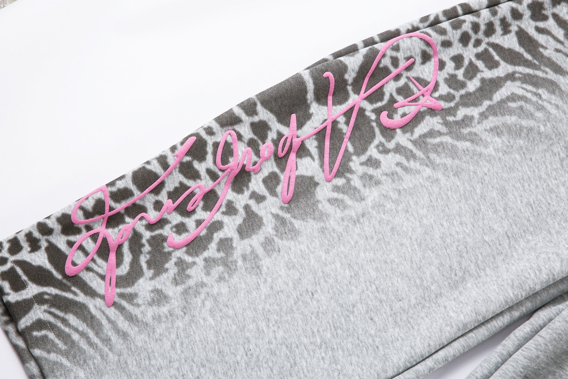 Omirad Leopard Fade Wide-Leg Sweatpants
