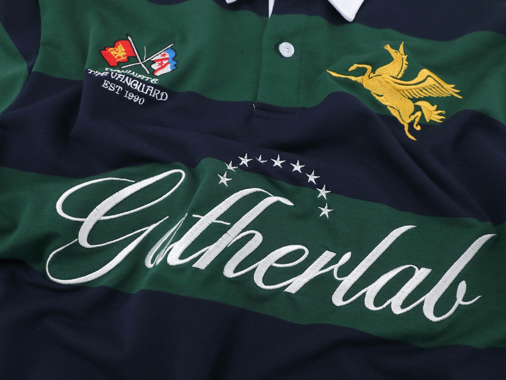 Omirad Striped Rugby Polo