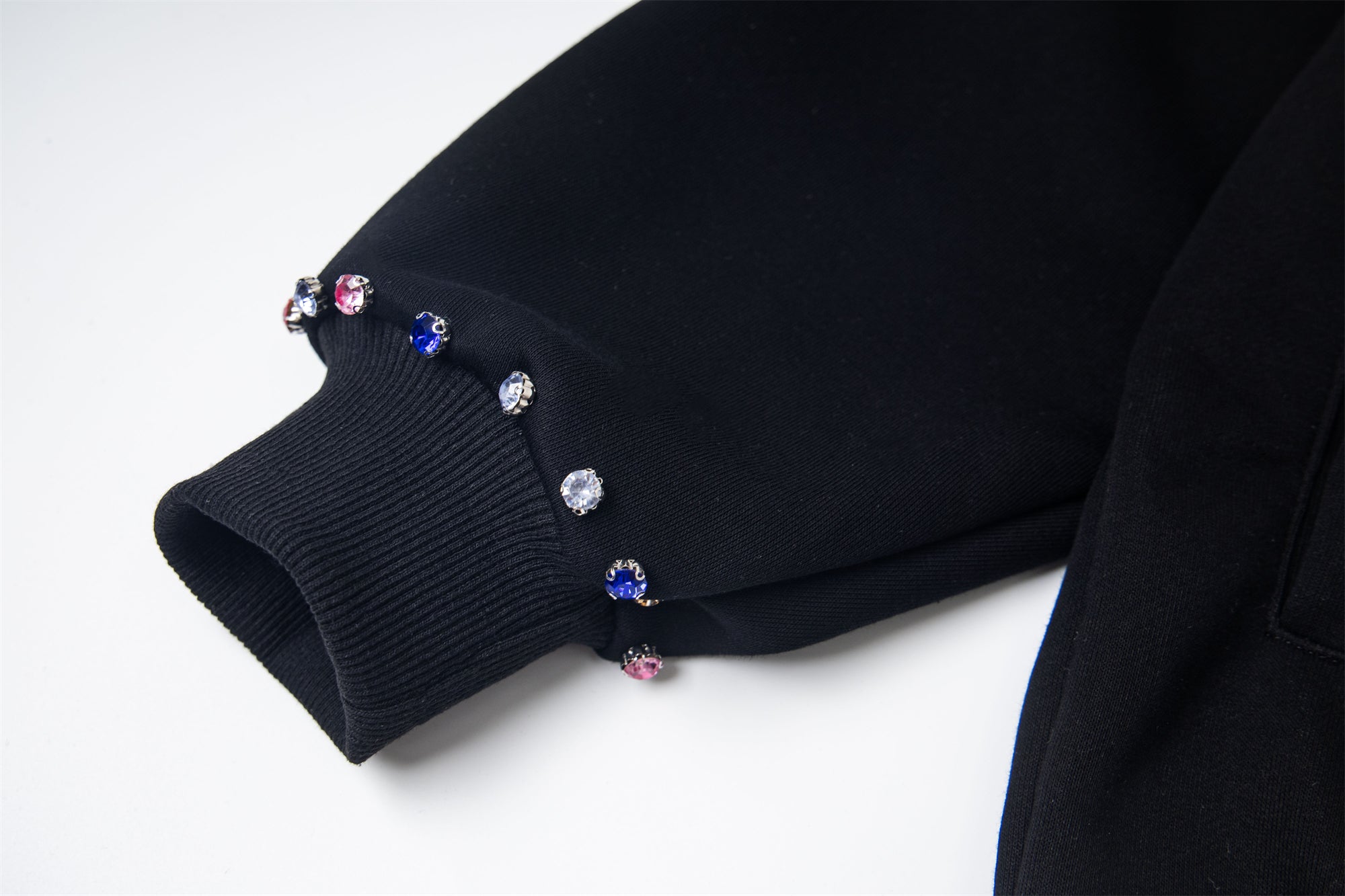 Omirad “MAKE” Studded Zip Hoodie