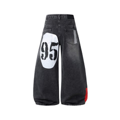 Omirad 1990 Graphic Wide-Leg Jeans