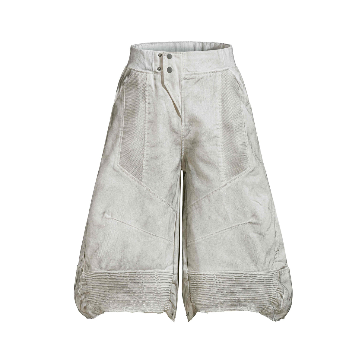 Omirad Moto Panel Denim Shorts
