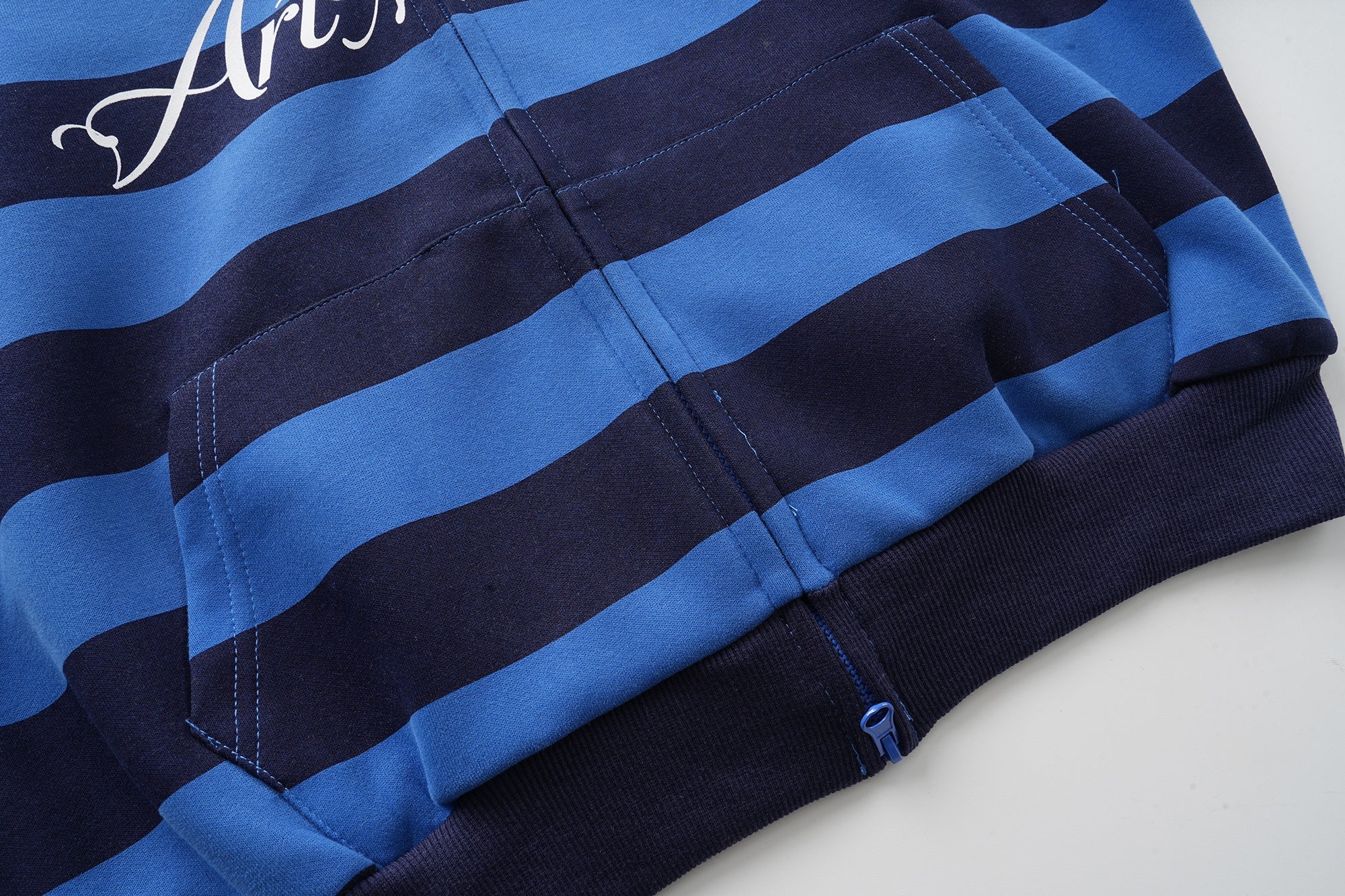 Omirad Striped Zip Hoodie