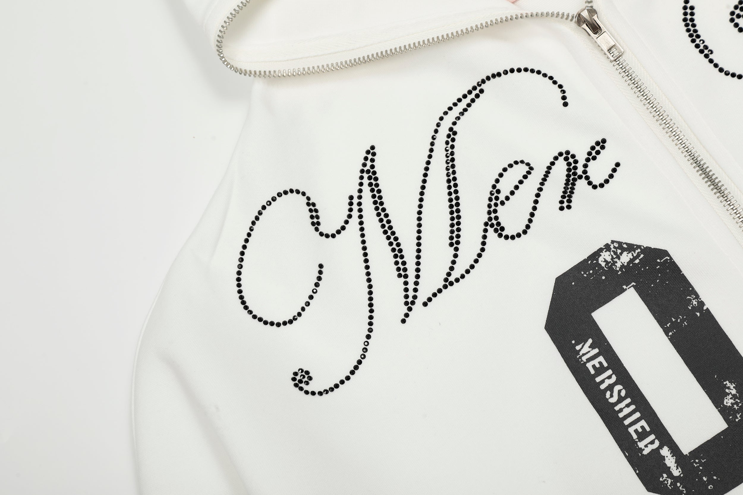 Omirad Punk-Script Zip Hoodie