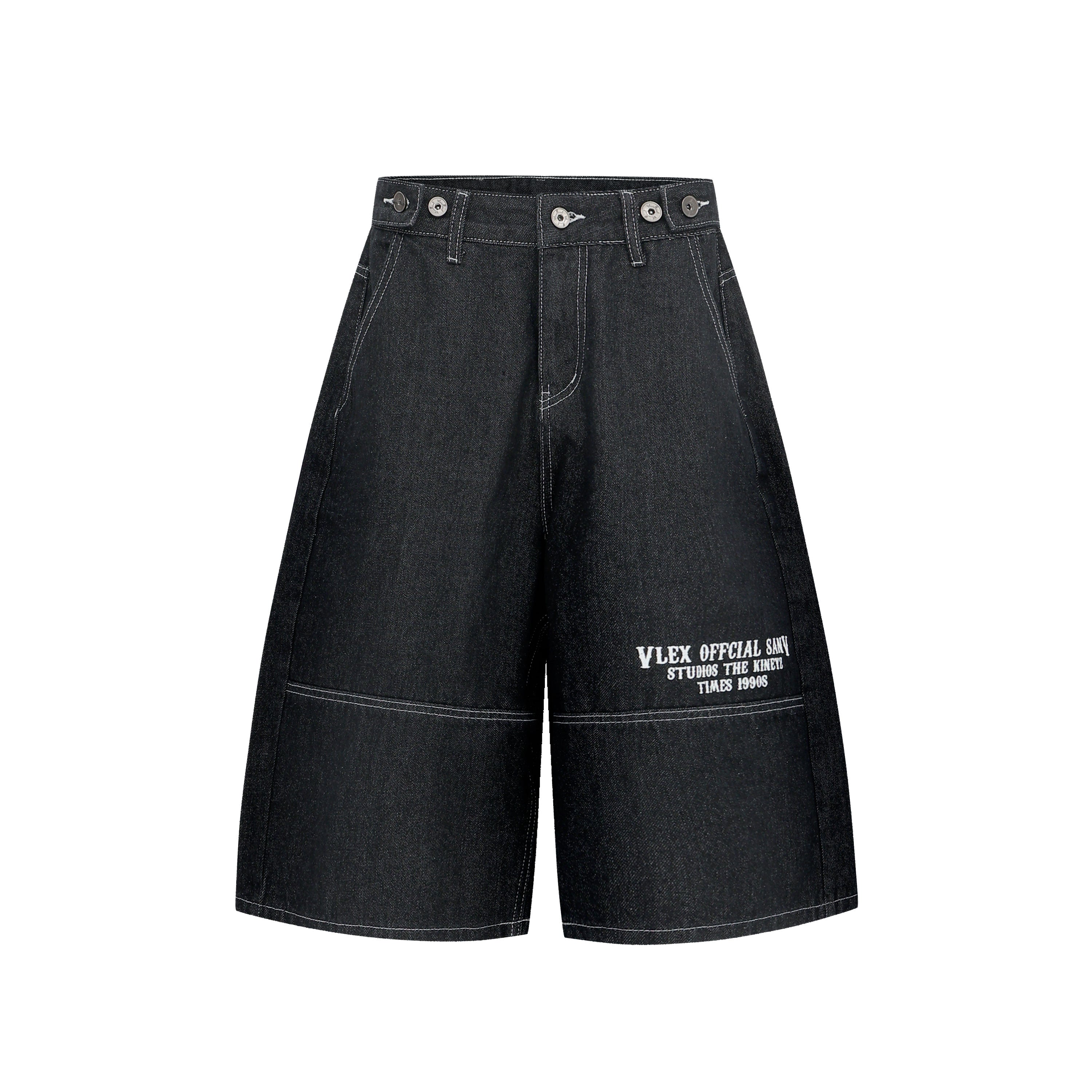 Omirad 404 Patchwork Denim Shorts
