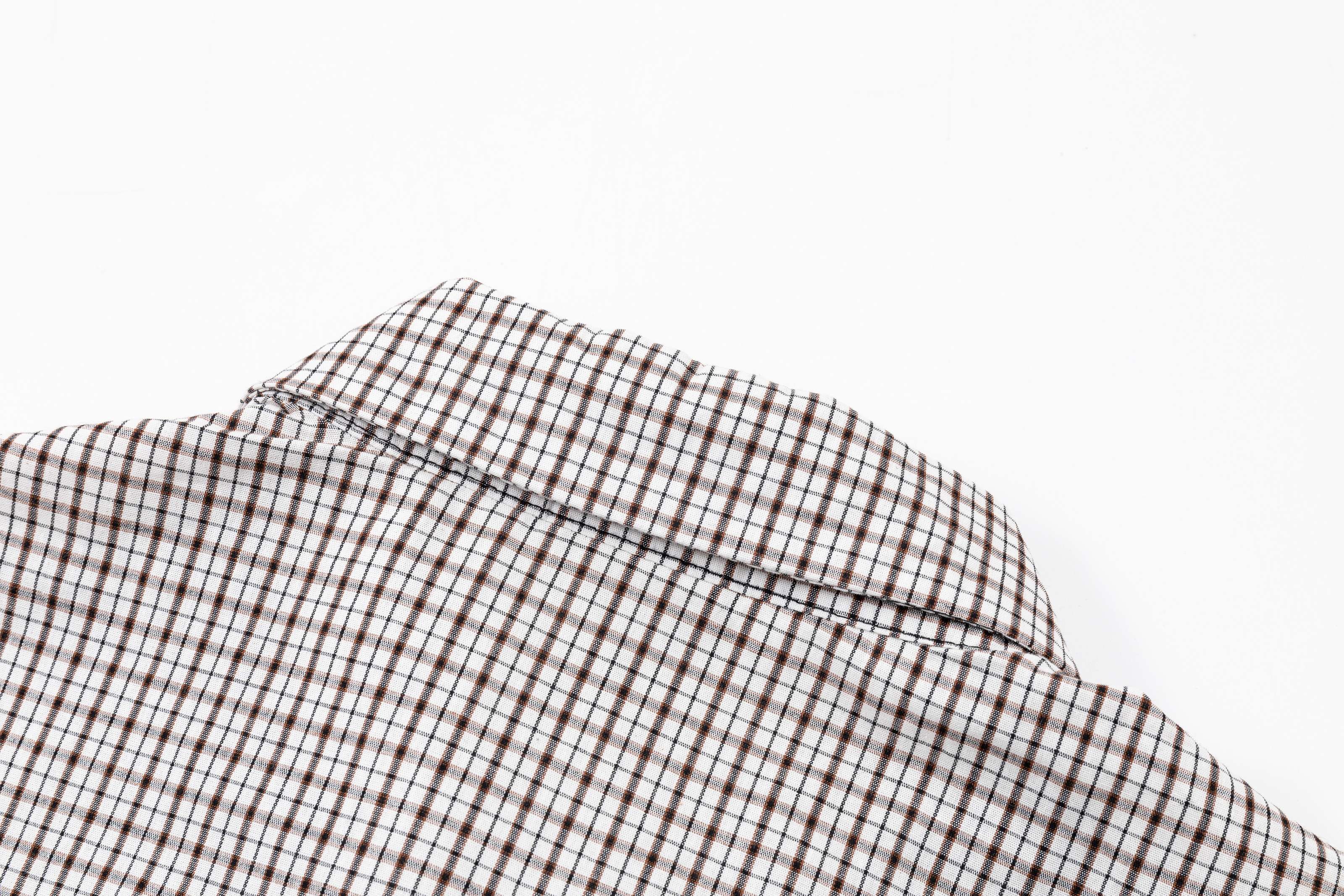 Omirad Vintage Plaid Panel Polo