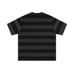 Omirad Striped Graphic Tee