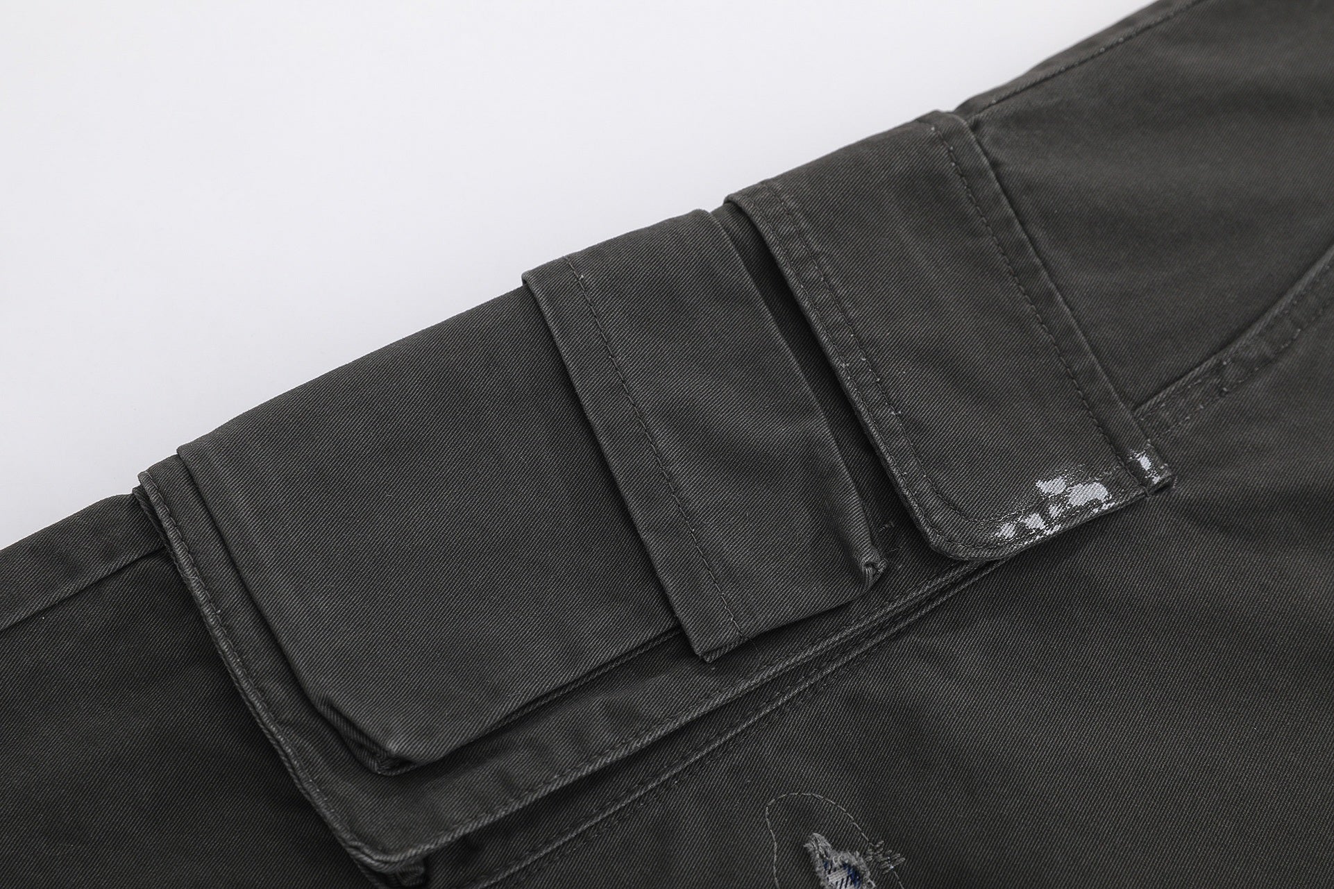 Omirad “Distressed Utility Cargo Shorts”