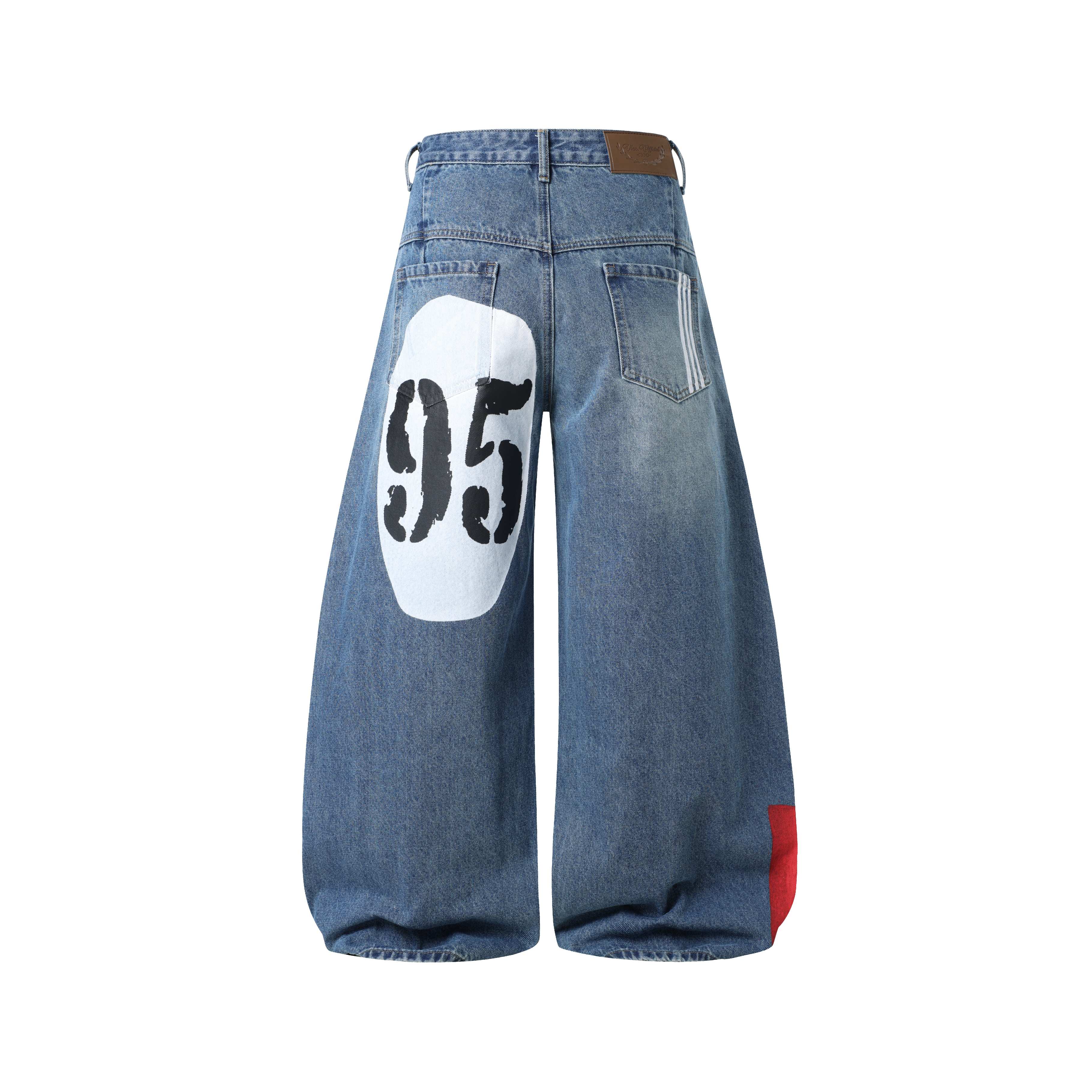 Omirad 1990 Graphic Wide-Leg Jeans