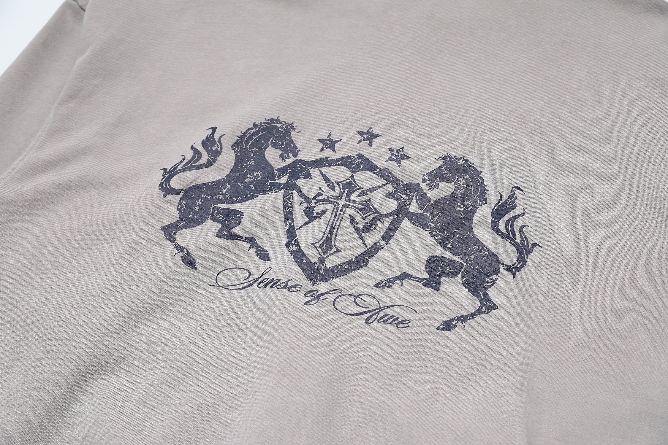 Omirad Vintage Crest Zip Hoodie