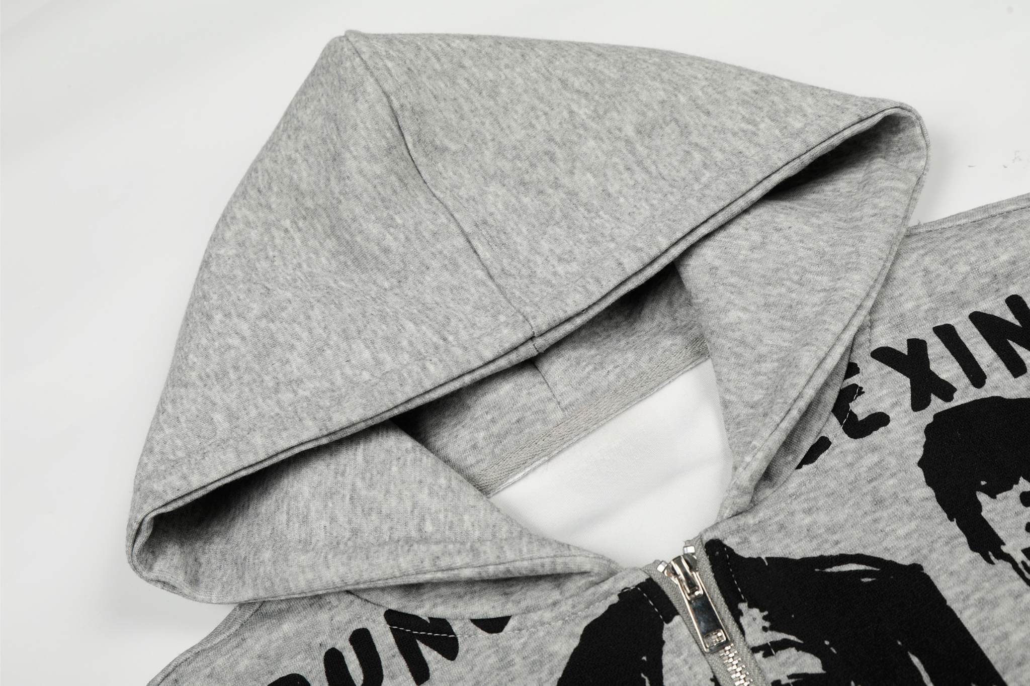 Omirad Street Manifesto Graphic Zip Hoodie