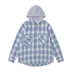Omirad Hooded Flannel Overshirt