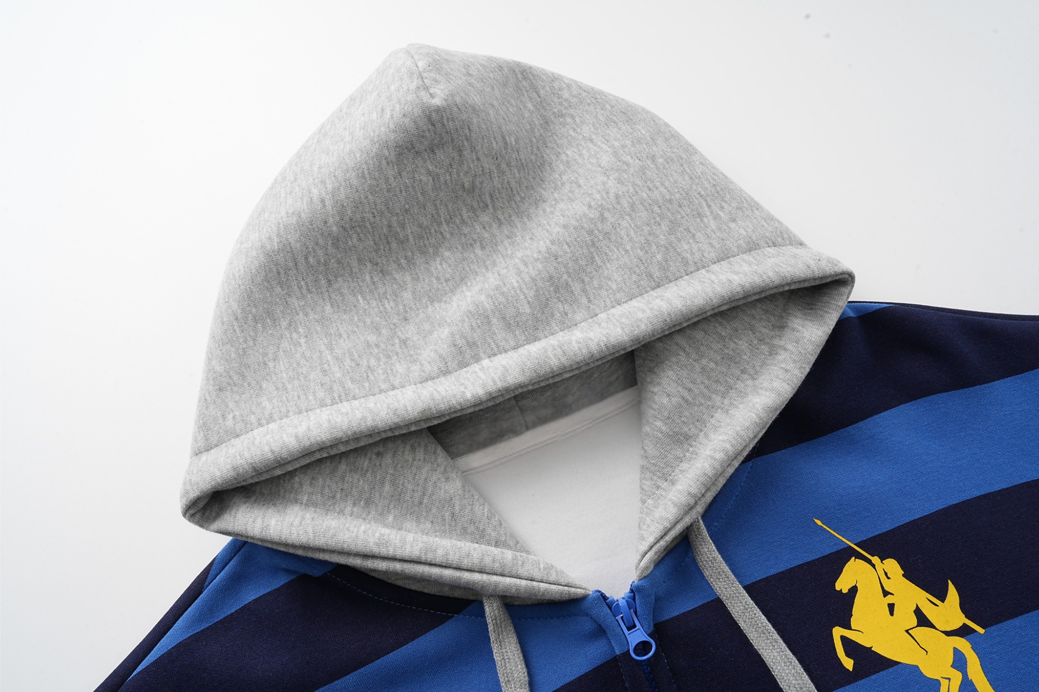 Omirad Striped Zip Hoodie