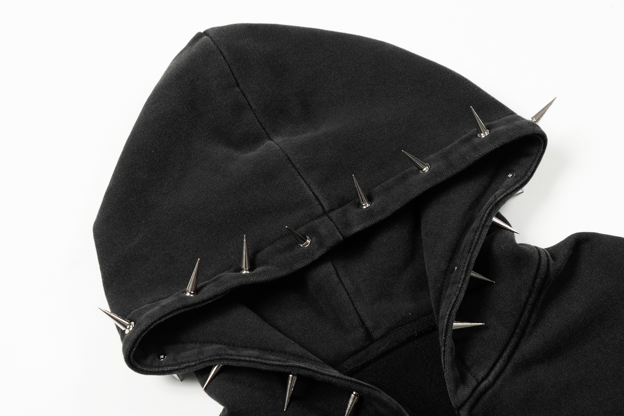 Omirad Studded Zip-Up Hoodie