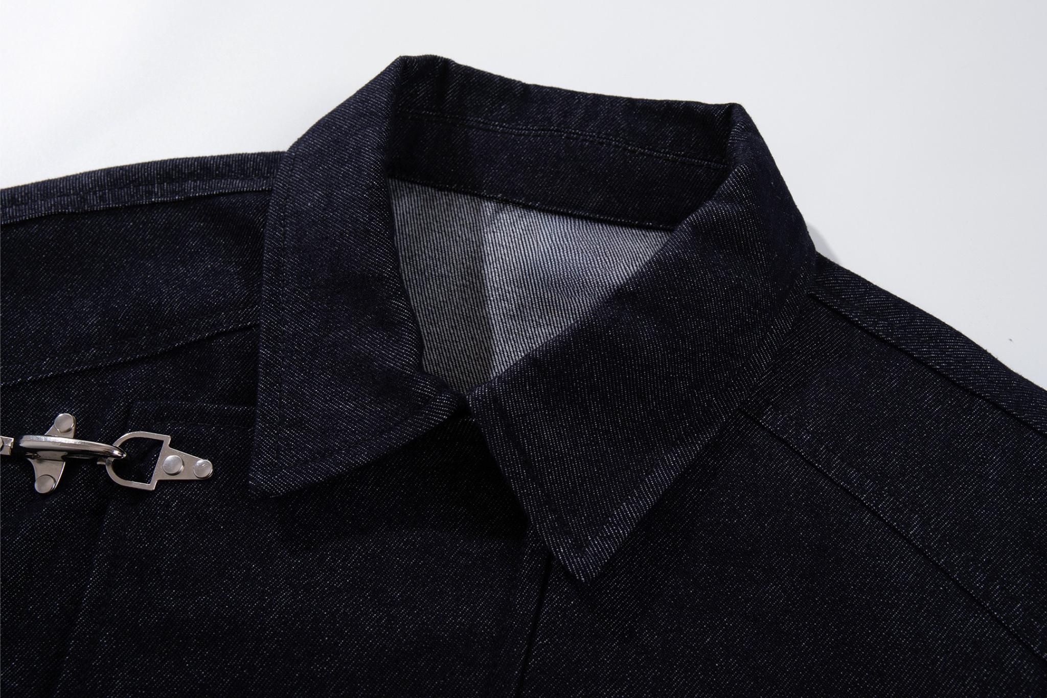 Omirad Buckle Detail Denim Jacket